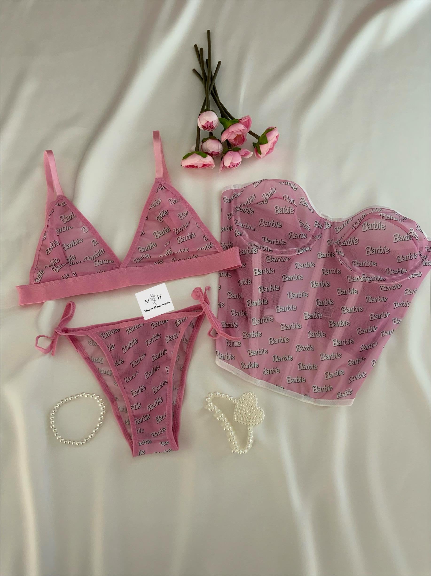Hi Barbie Üçlü İç Giyim Set