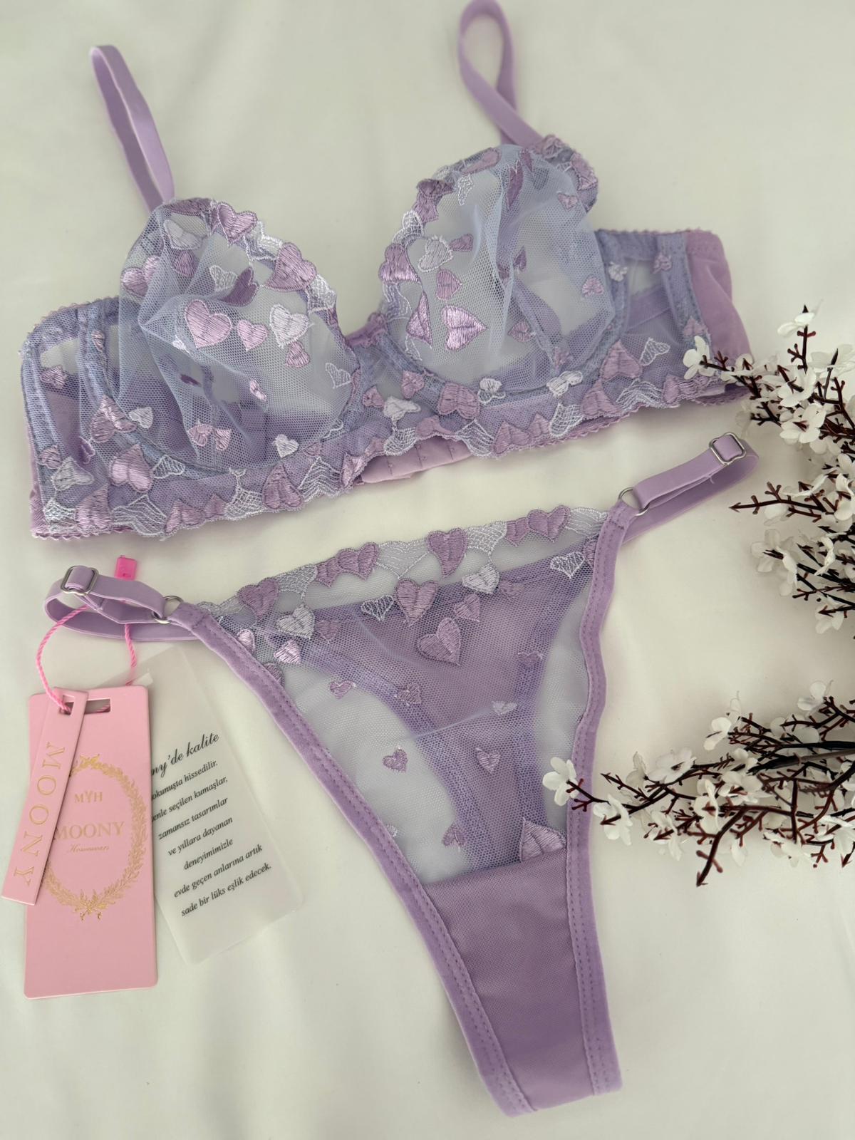 LİLA Full Of Like Bralet Takımı