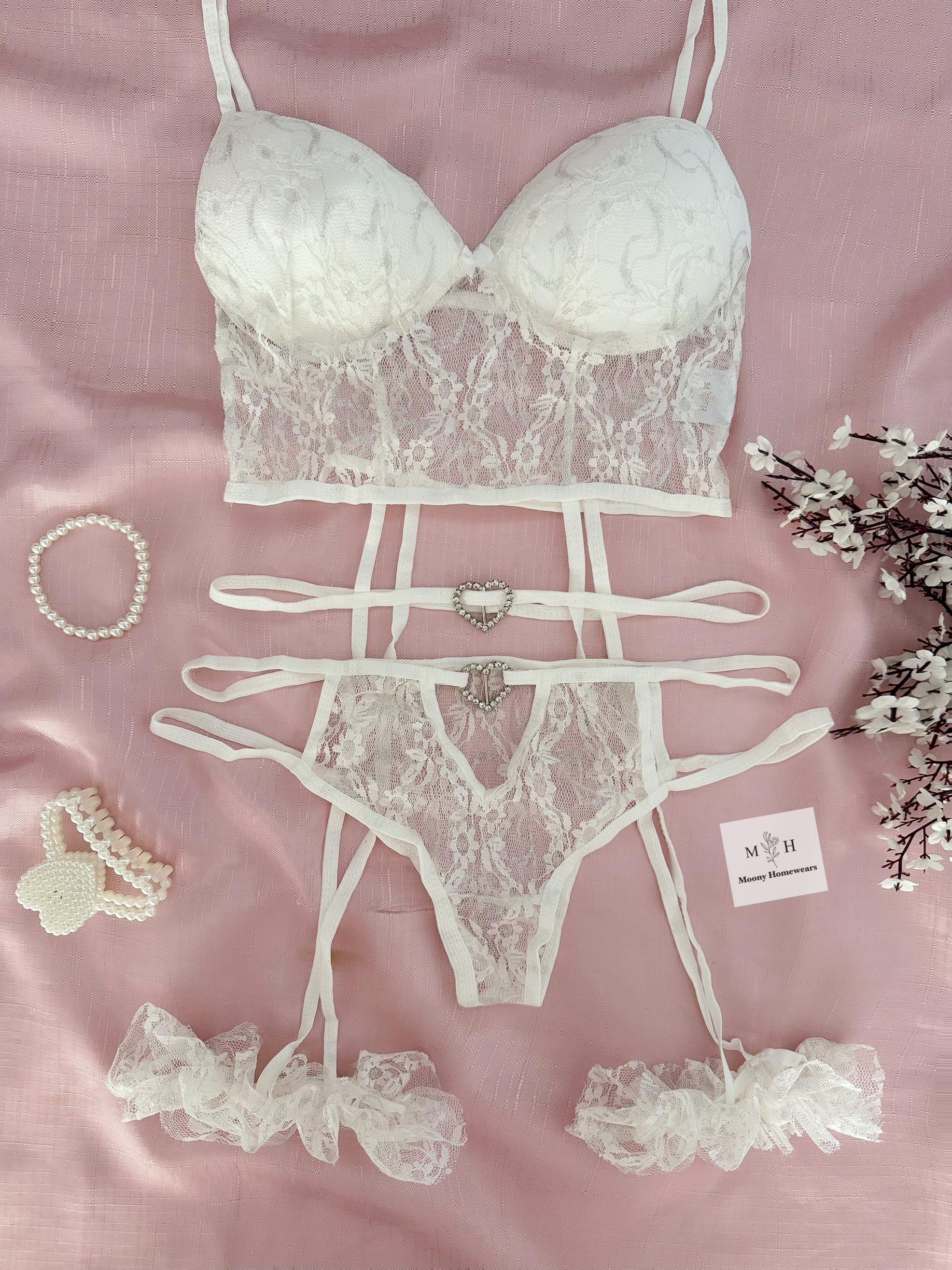 Room Gelin Taş Detaylı Jartiyer Set