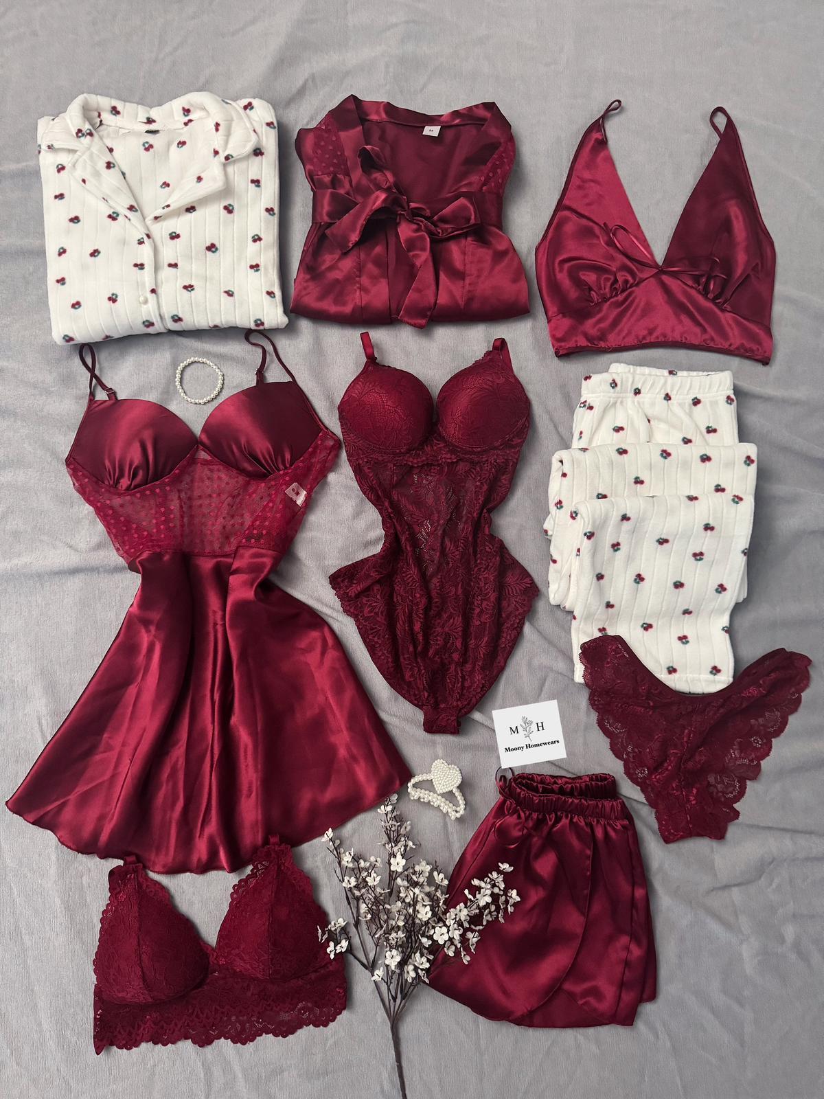 9 Parça Kutulu Girnekan Çeyiz Seti 