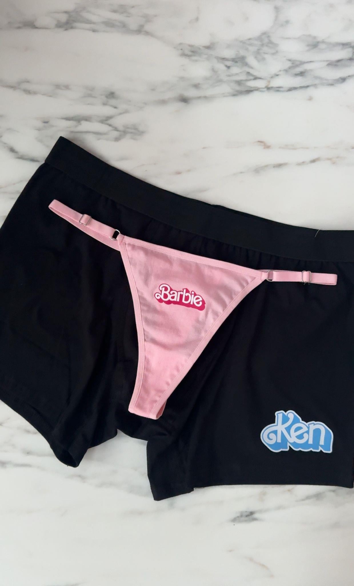 Boxer Tanga Barbie Ken Çift Çamaşırı 