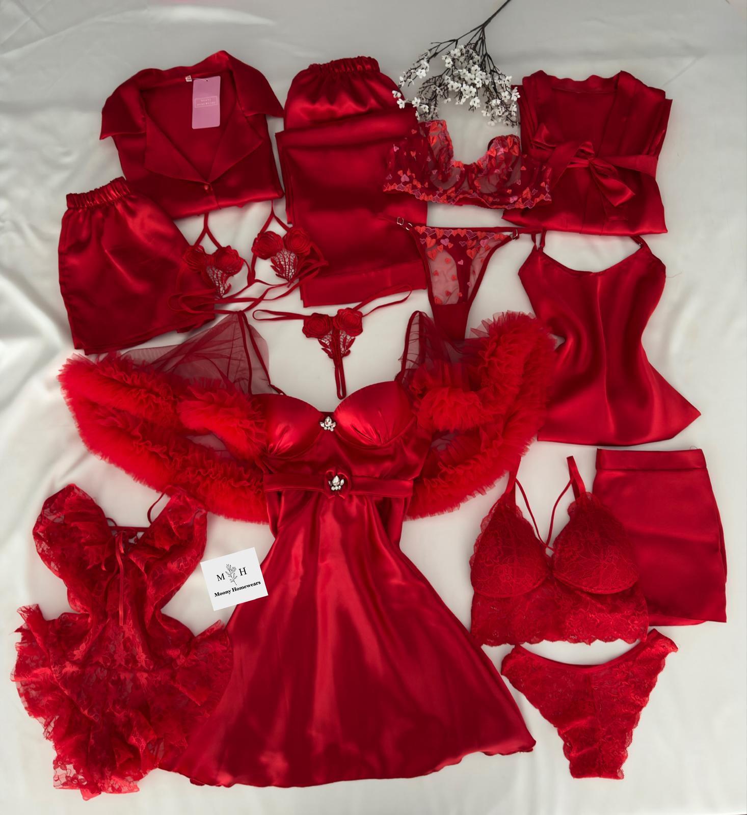 Kutulu 14 Parça Testel Özel Lüks Çeyiz Seti