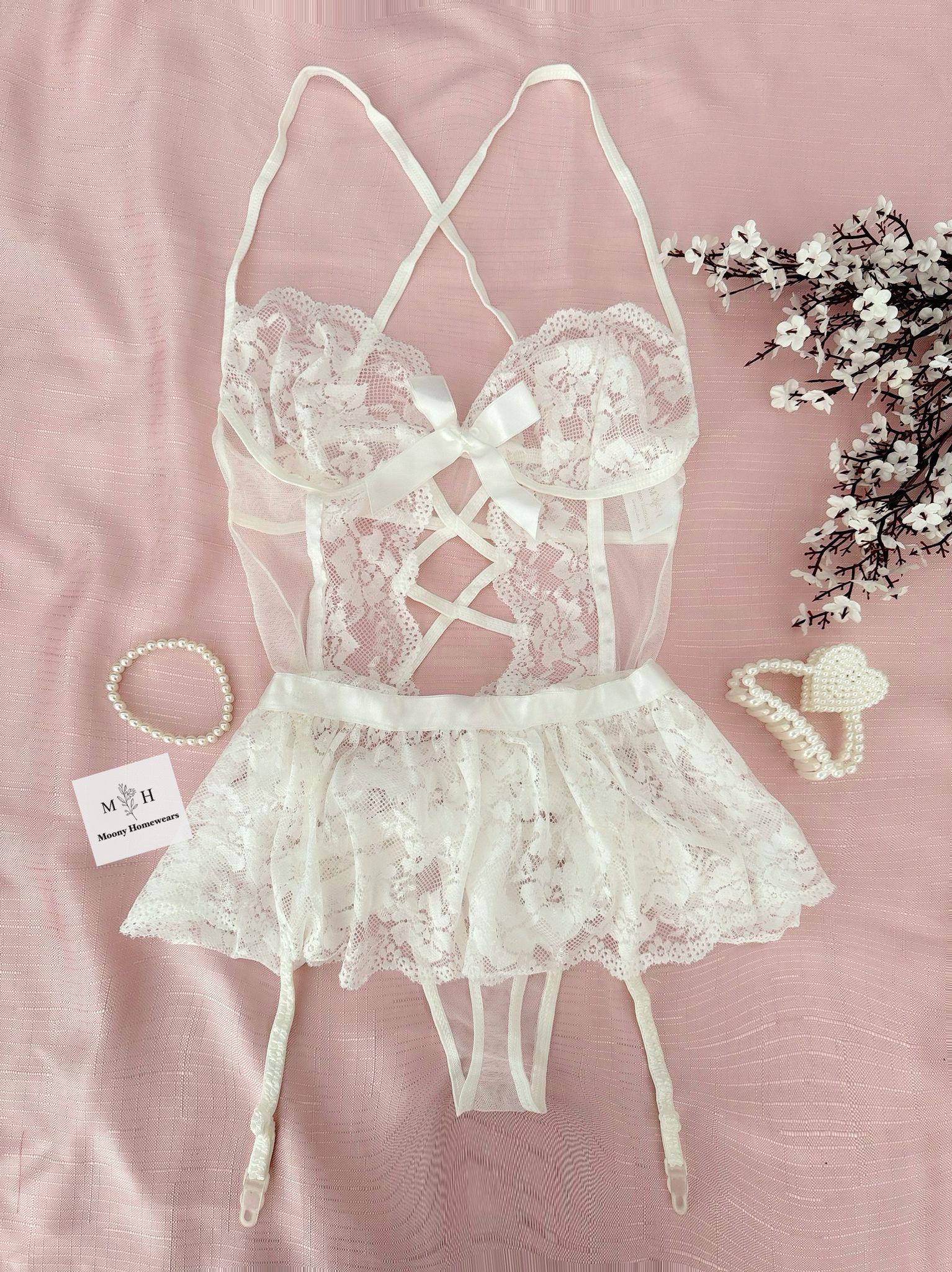 Notes Beyaz Jartiyer Seti