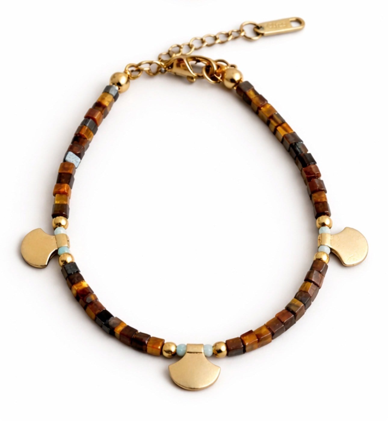 Kaplan Gözü Taşlı Bileklik