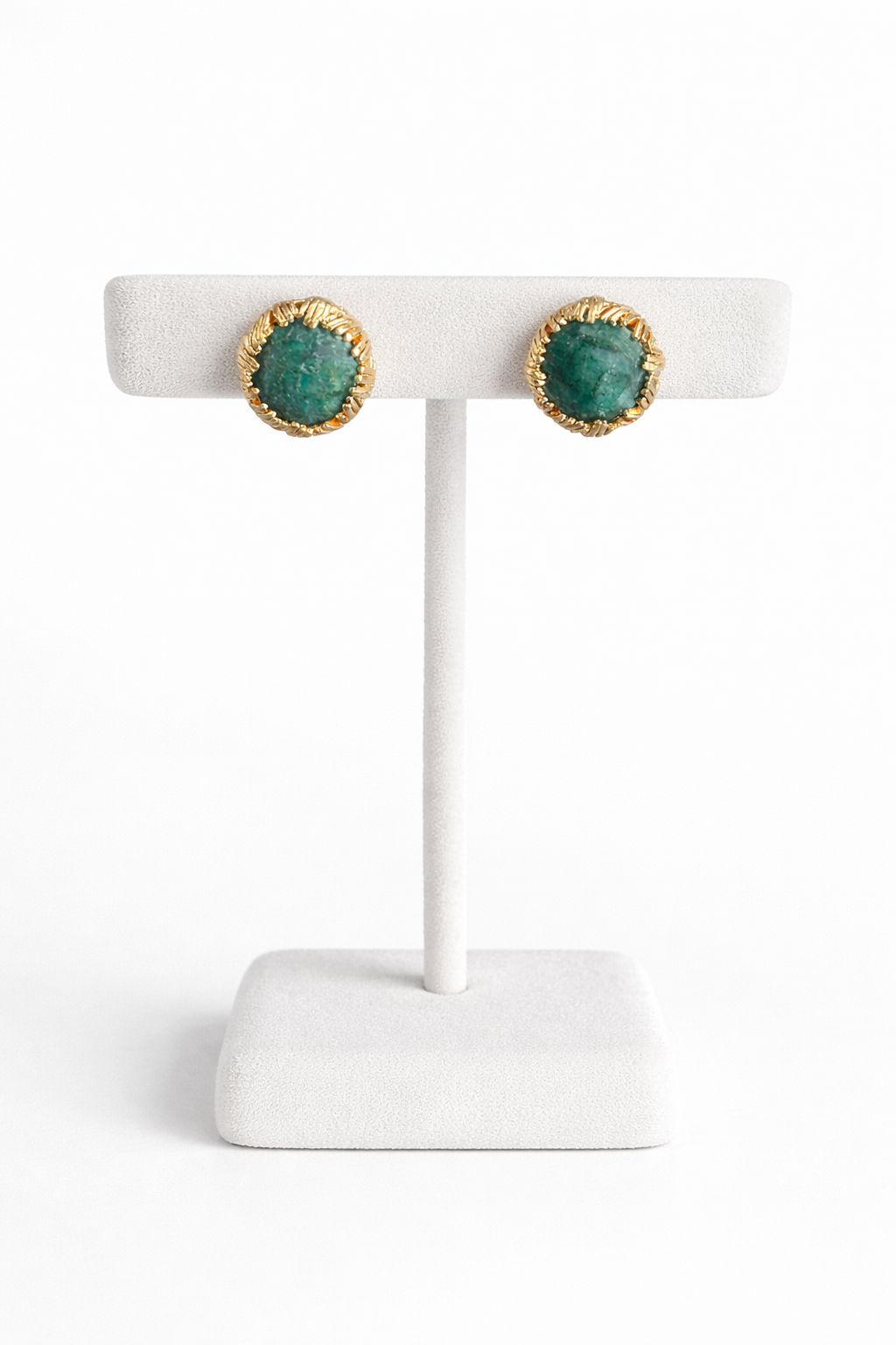 Yeşil Aventurin Küpe