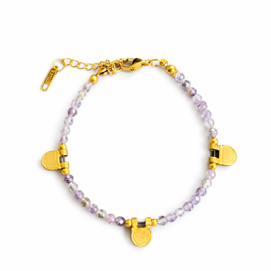 Ametist Taşlı Bileklik