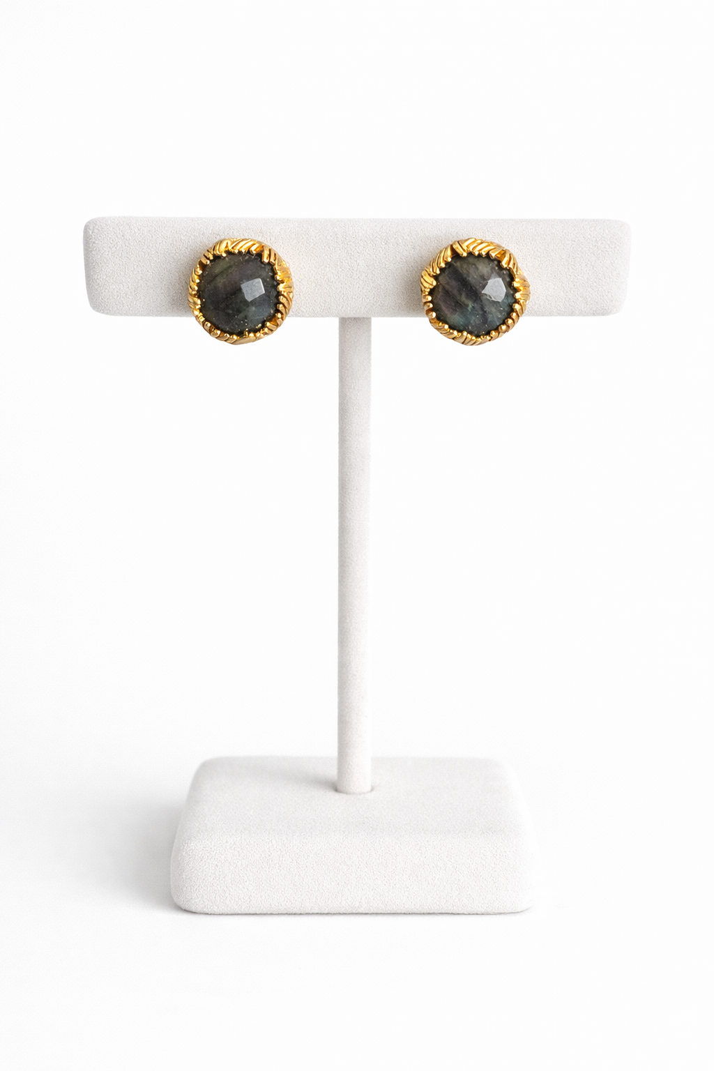 Labradorit Taşlı Küpe