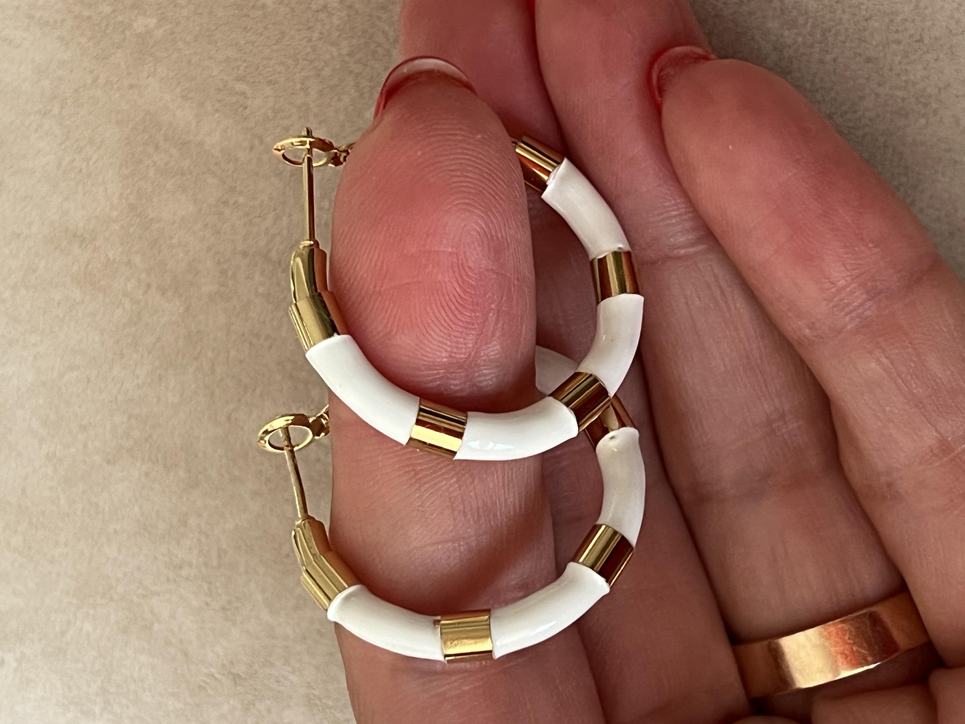 Mineli Çelik Halka Küpe