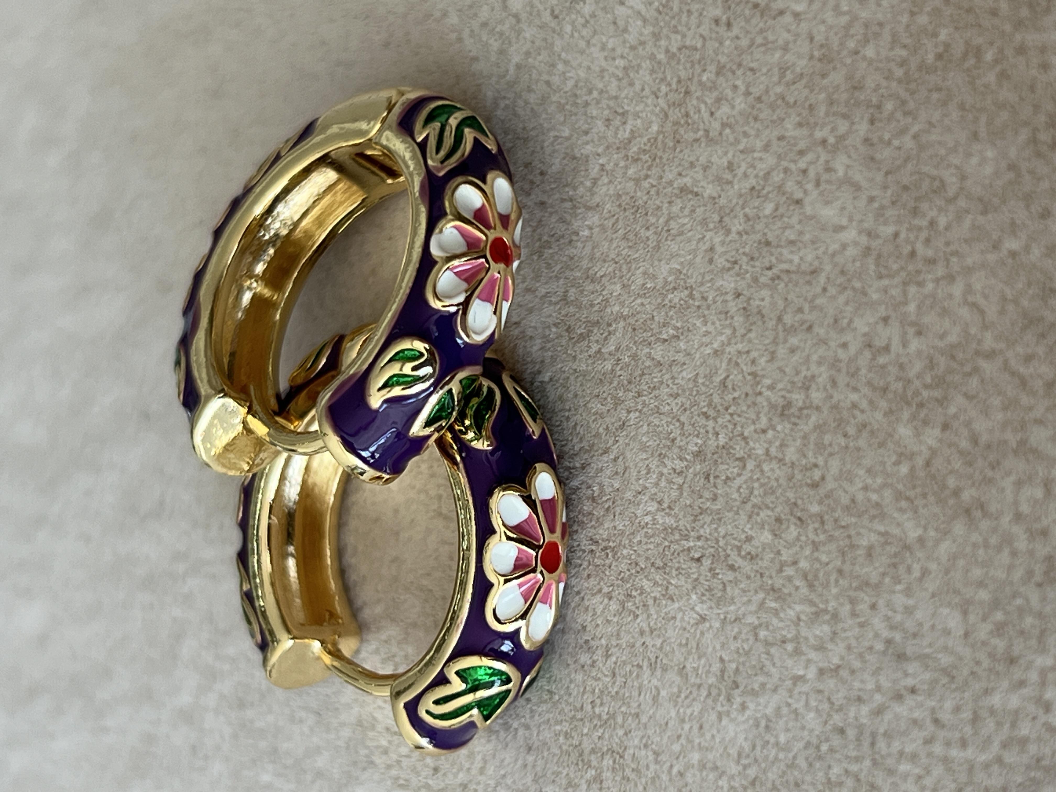 Mineli Çiçek Küpe 