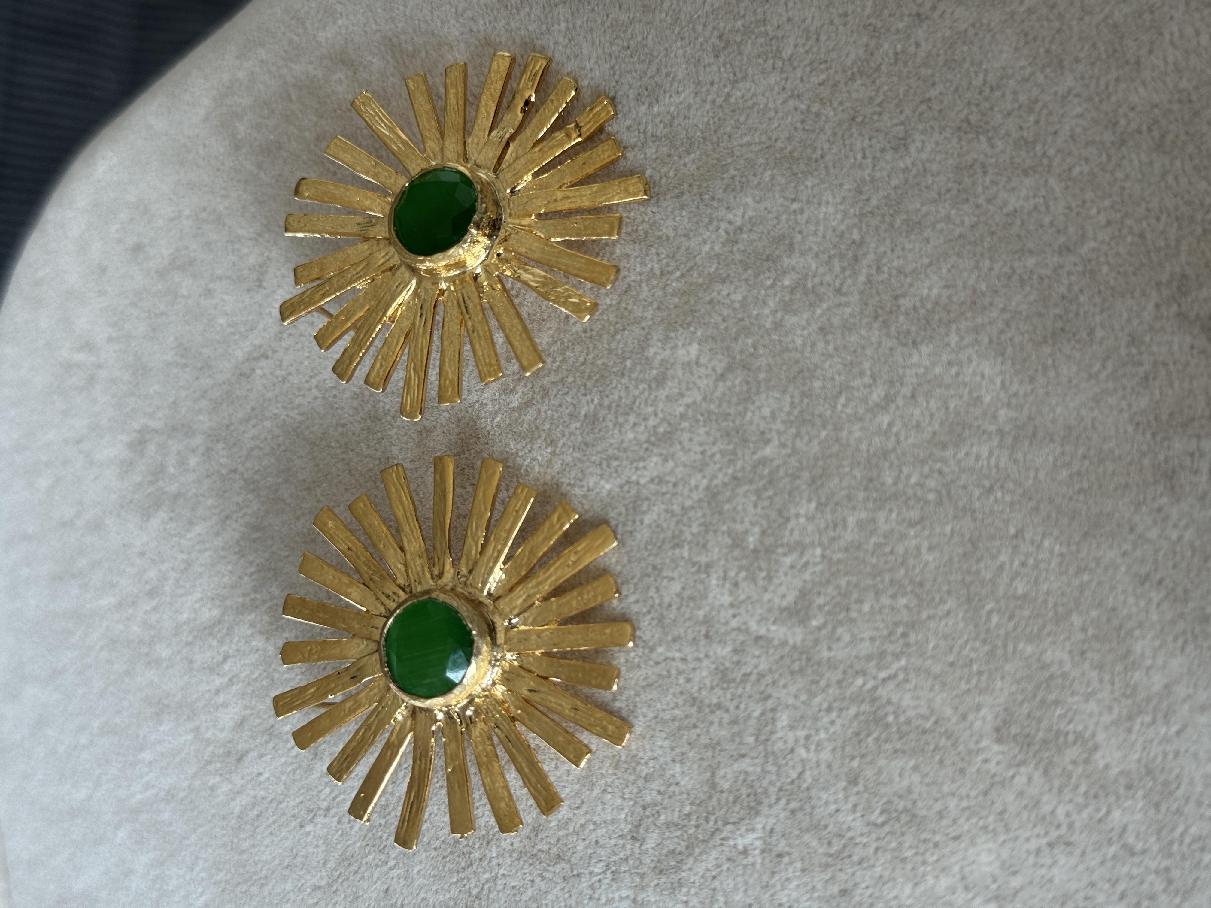 Obsidyen Işığı Küpe