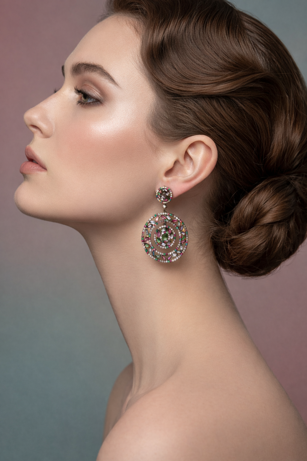 Swarosvki Taşlı Küpe