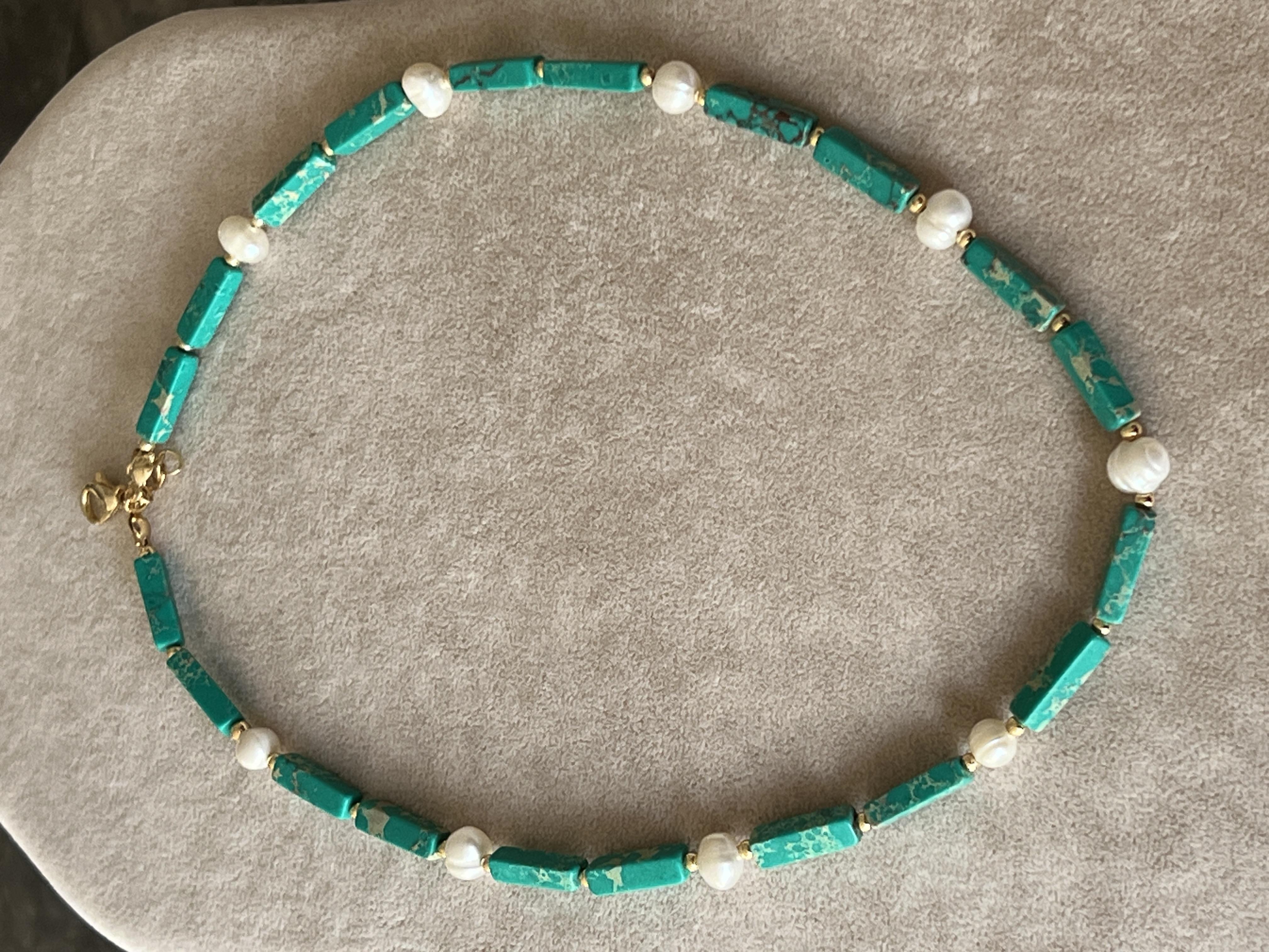 Varasit Taşlı Barok İncili  Kolye