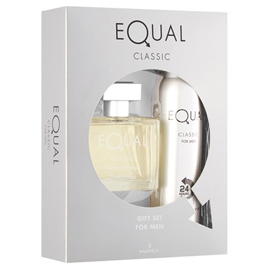 Hunca-shop-EQUAL-EQUAL Classic  Erkek Parfüm Seti 75 ml EDT + 150 ml Deodorant