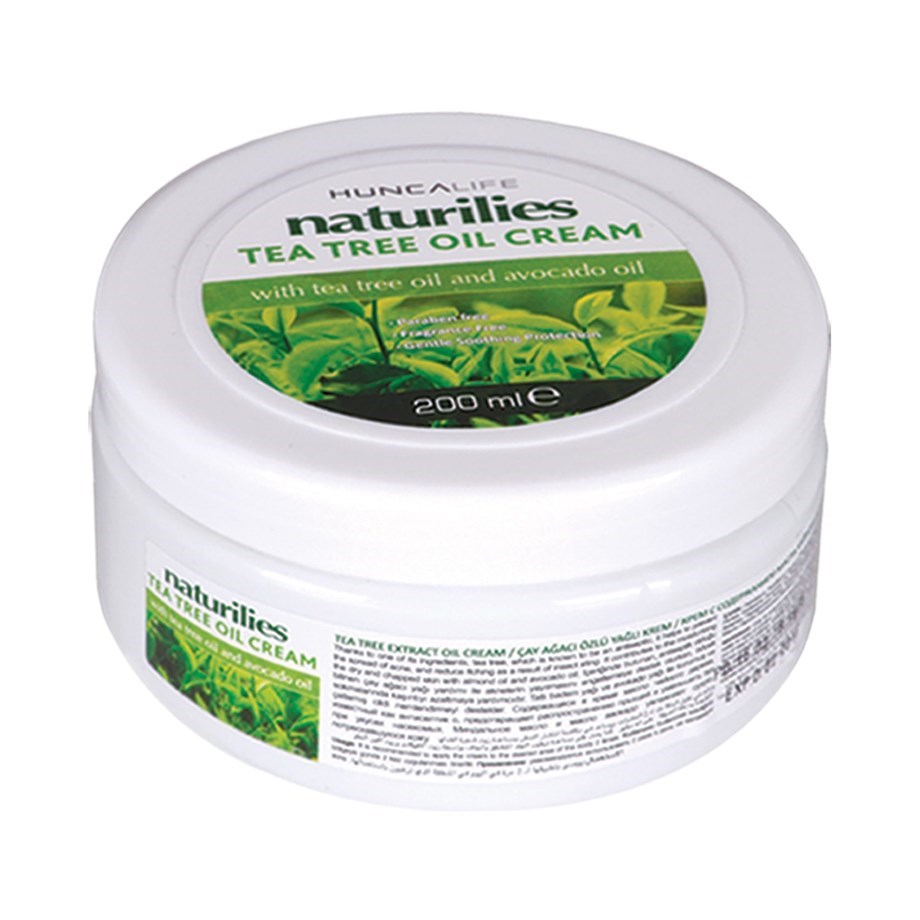 Naturilies Çay Ağacı Özlü Yağlı Krem 200 ml - Hunca Shop