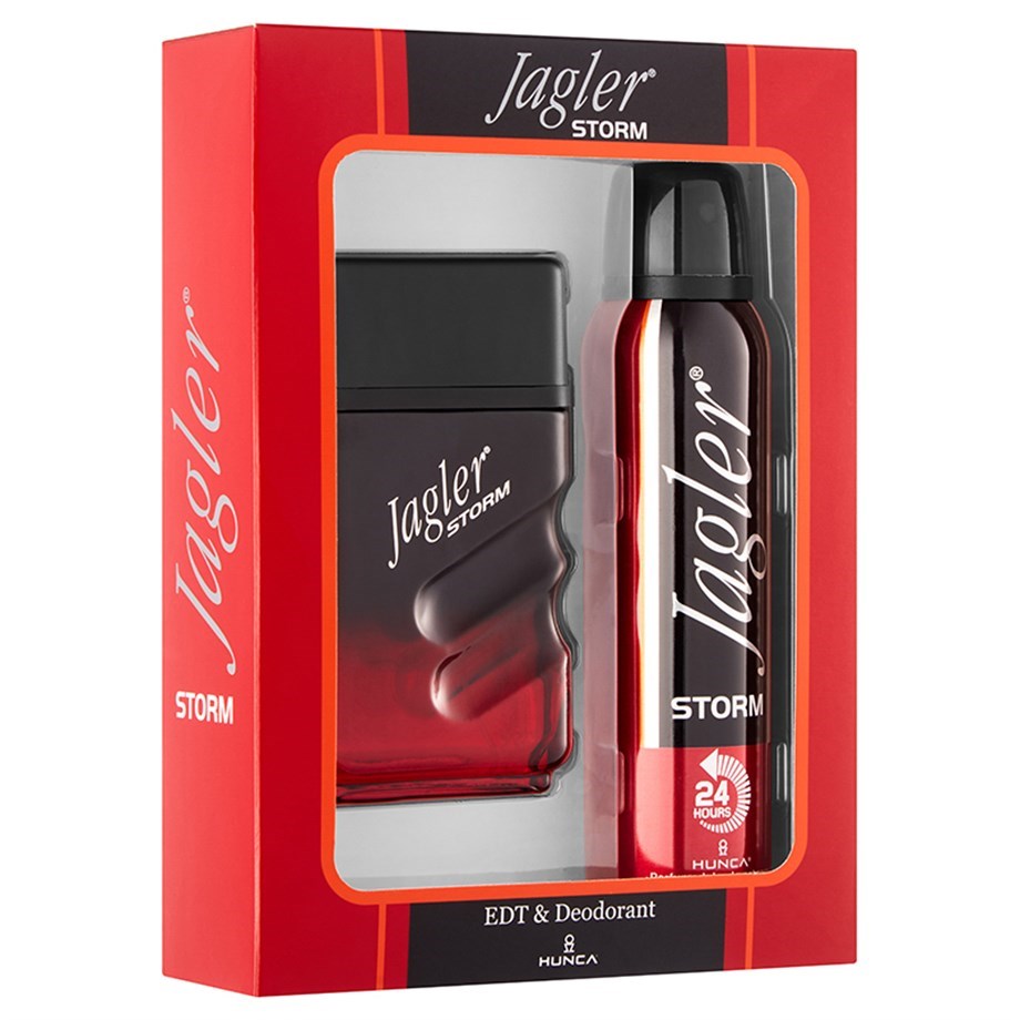 JAGLER Storm Erkek Parfüm Seti 90 ml EDT + 150 ml Deodorant - Hunca Shop
