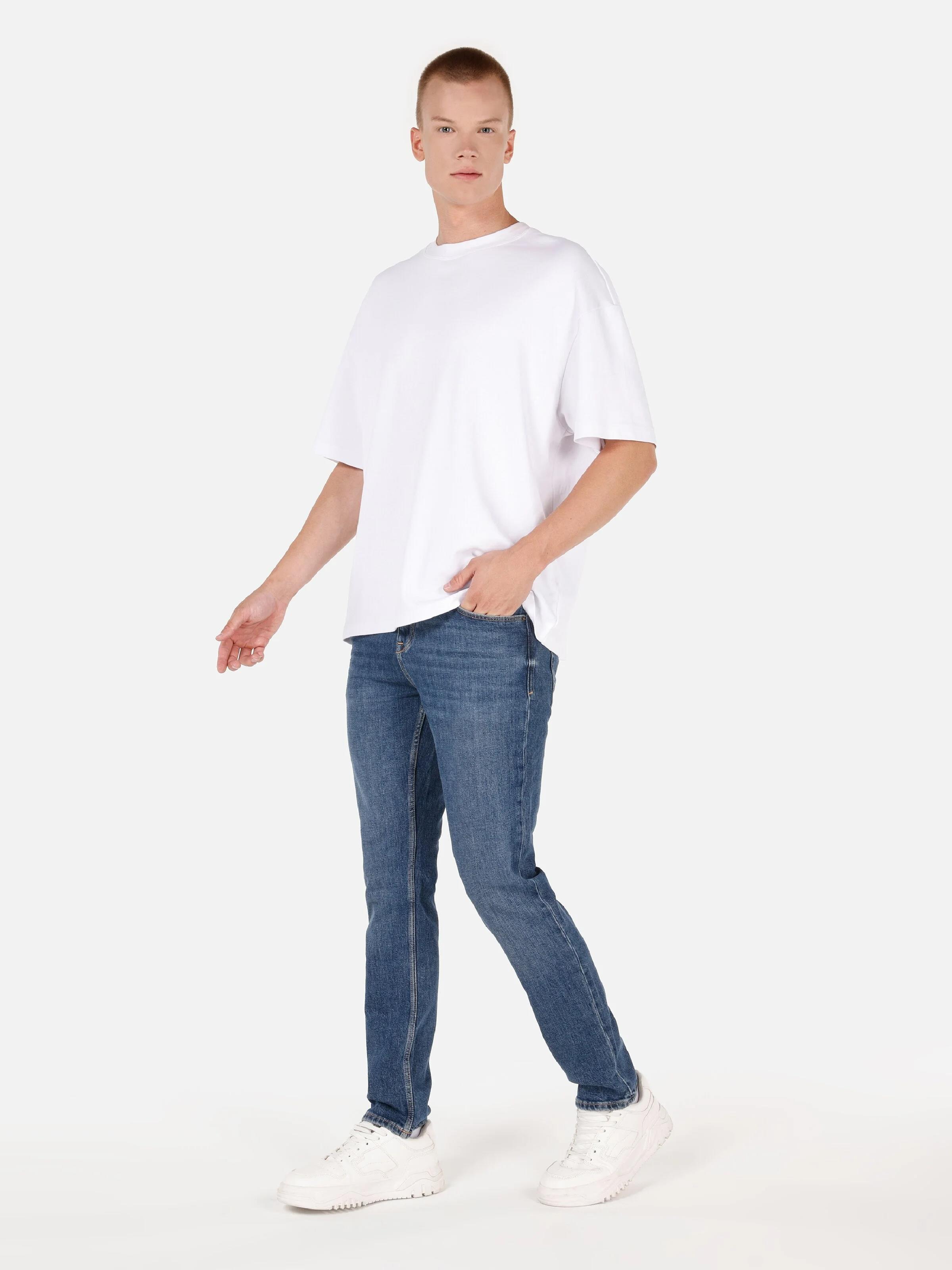 DENIM ERKEK JEAN PANTOLON 044 KARL Straight Fit