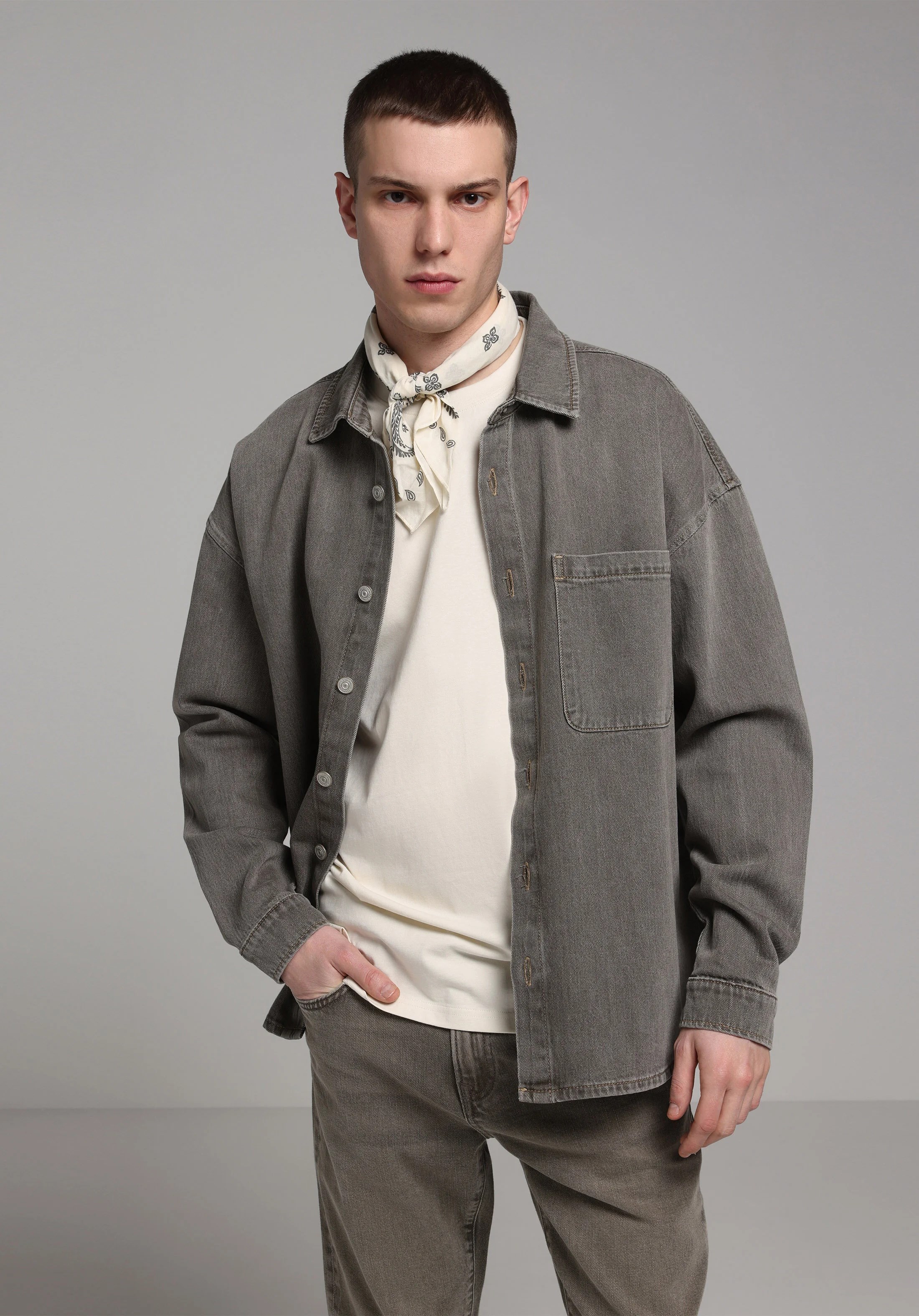 DENIM ERKEK SHACKET Regular Fit