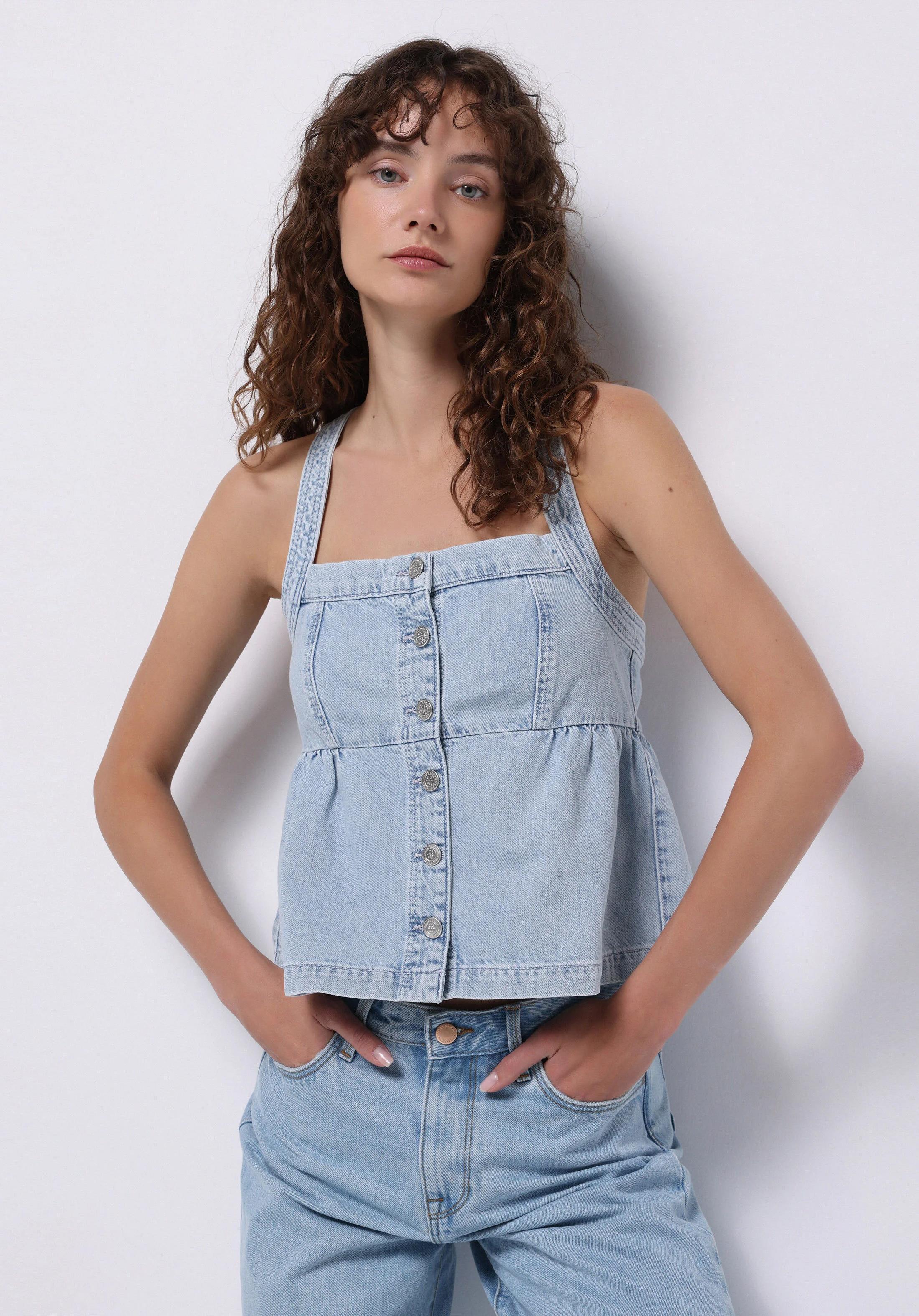 DENIM KADIN BÜSTİYER Regular Fit