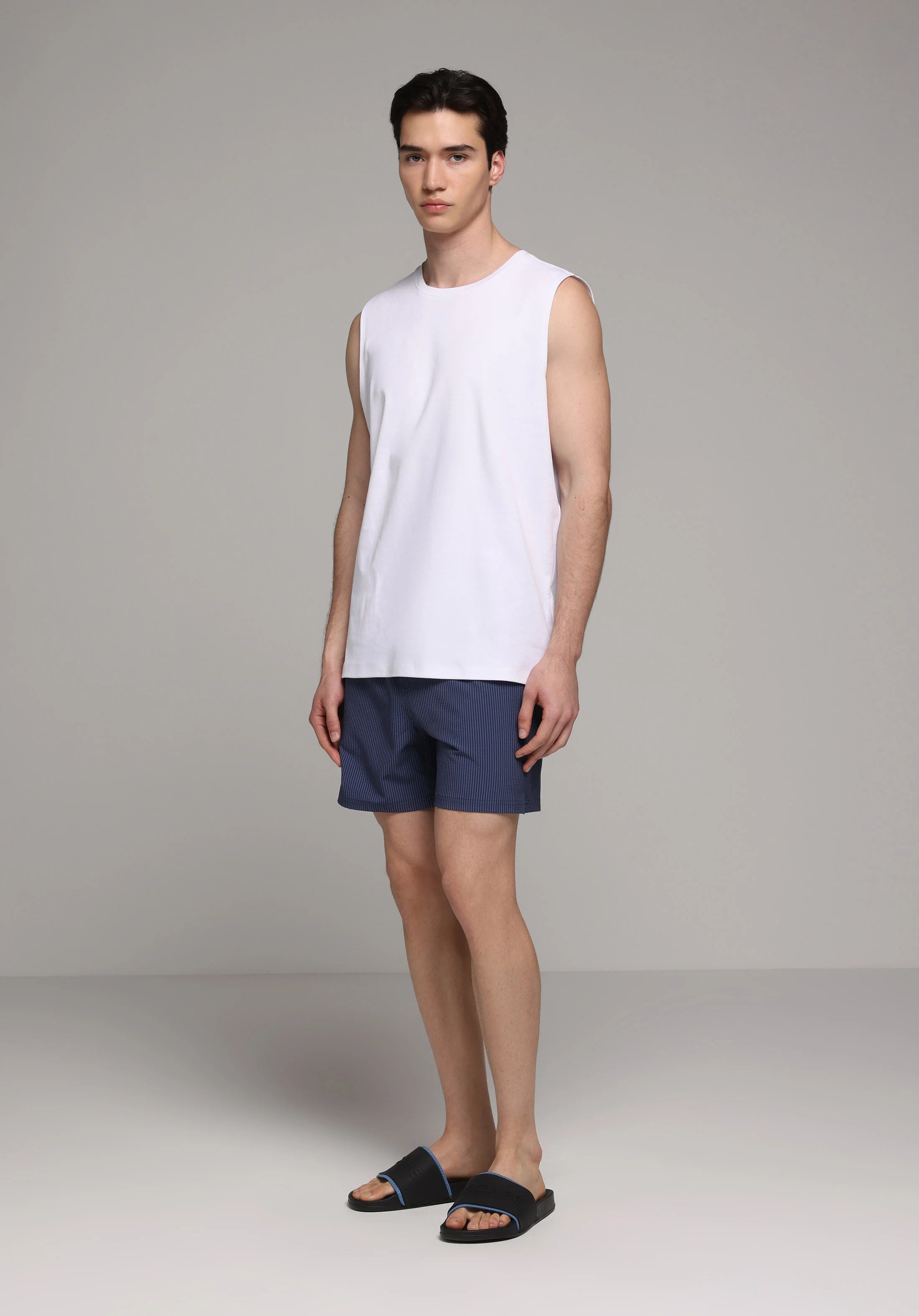 DOKUMA ALT ERKEK YÜZME ŞORT Slim Fit