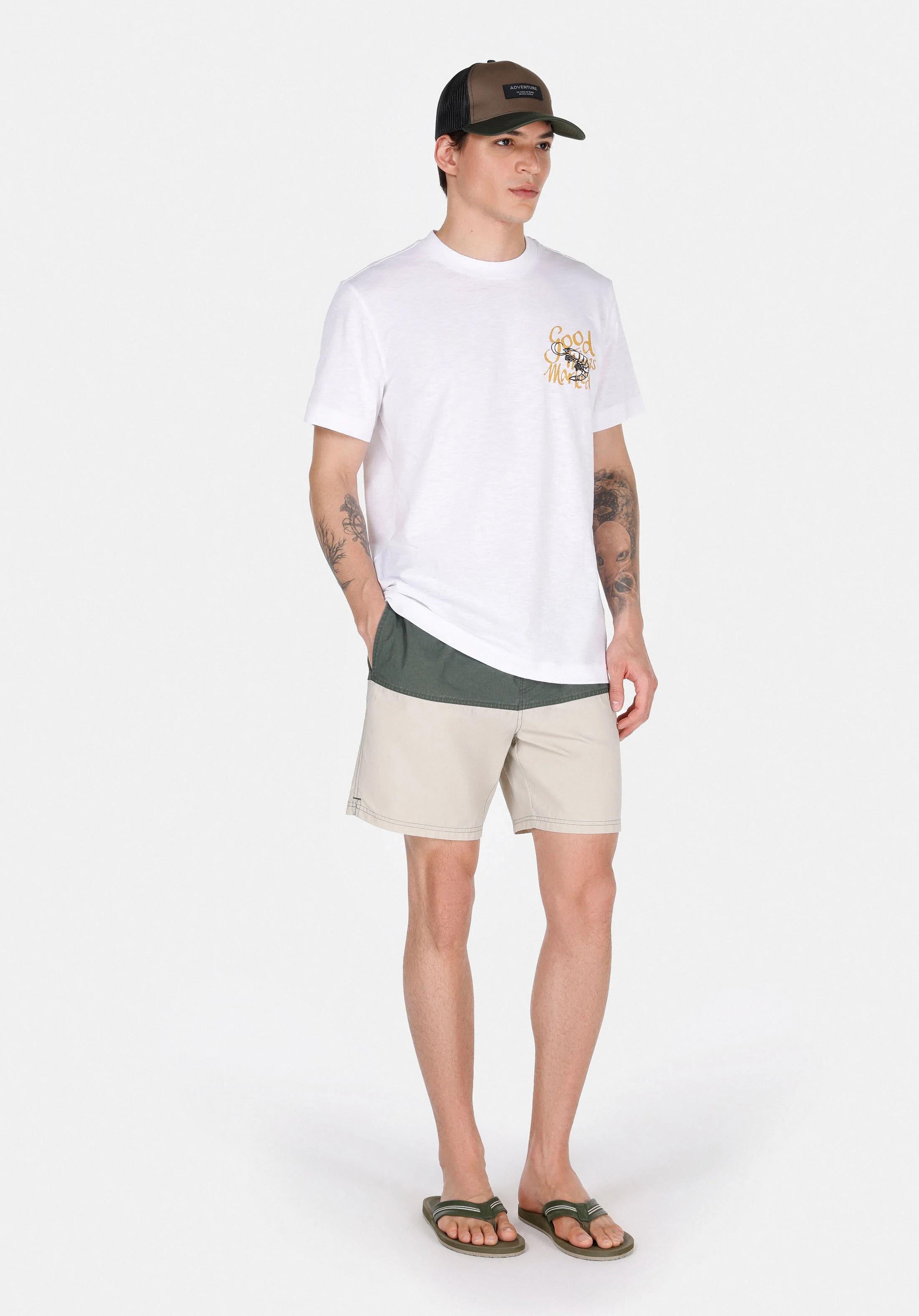 DOKUMA ALT ERKEK YÜZME ŞORT Slim Fit