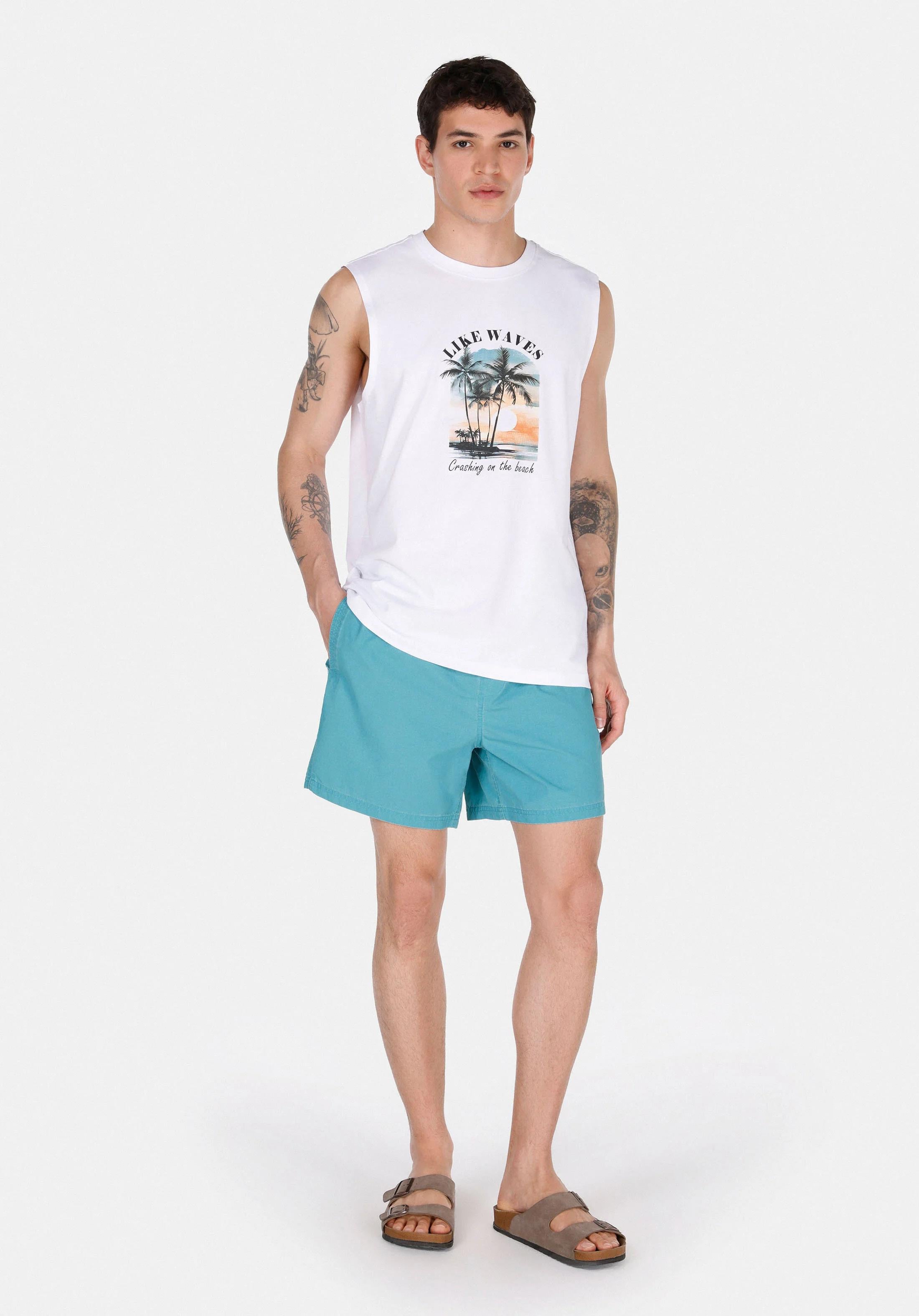 DOKUMA ALT ERKEK YÜZME ŞORT Slim Fit