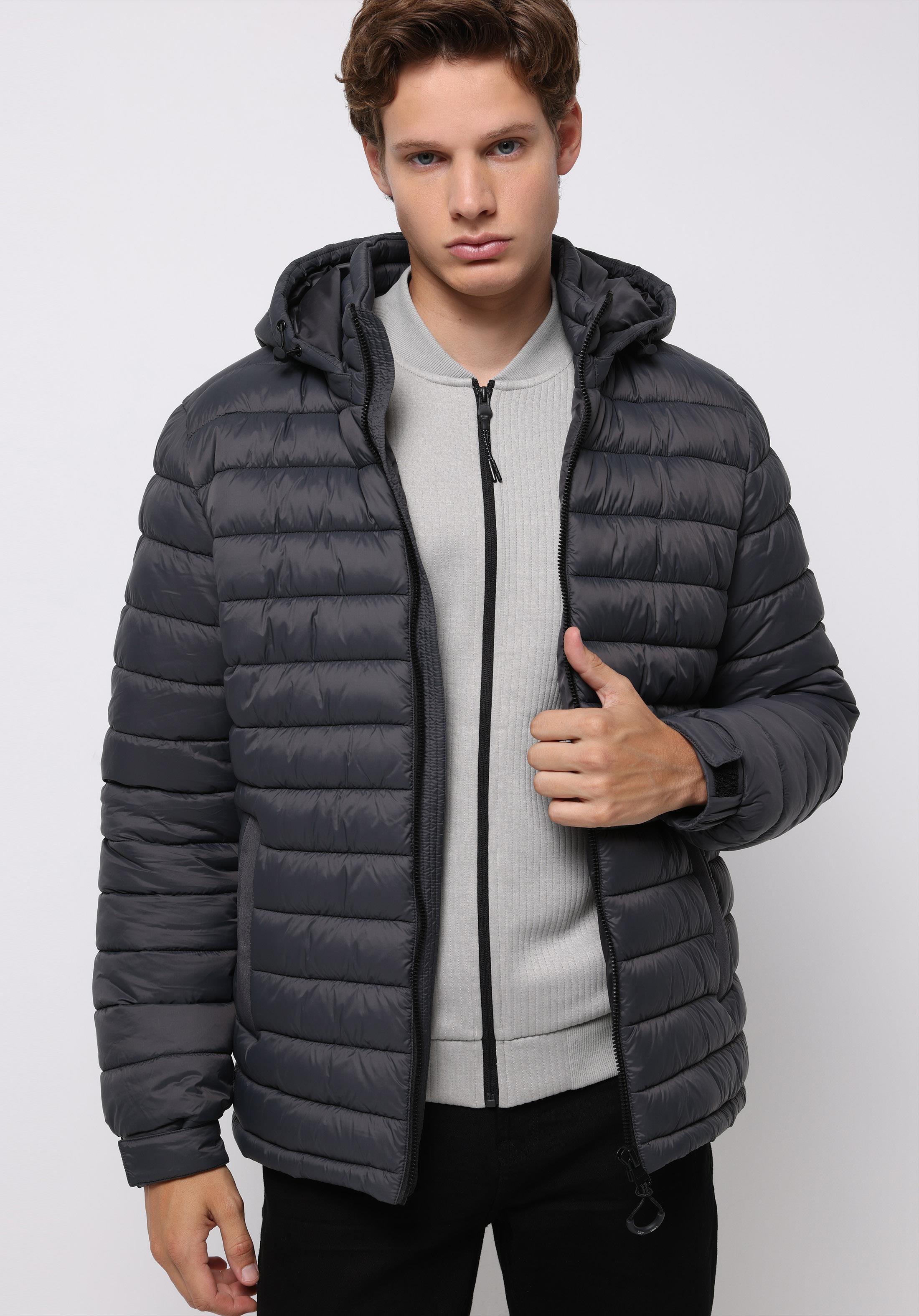 DOKUMA DIŞ ERKEK MONT Slim Fit