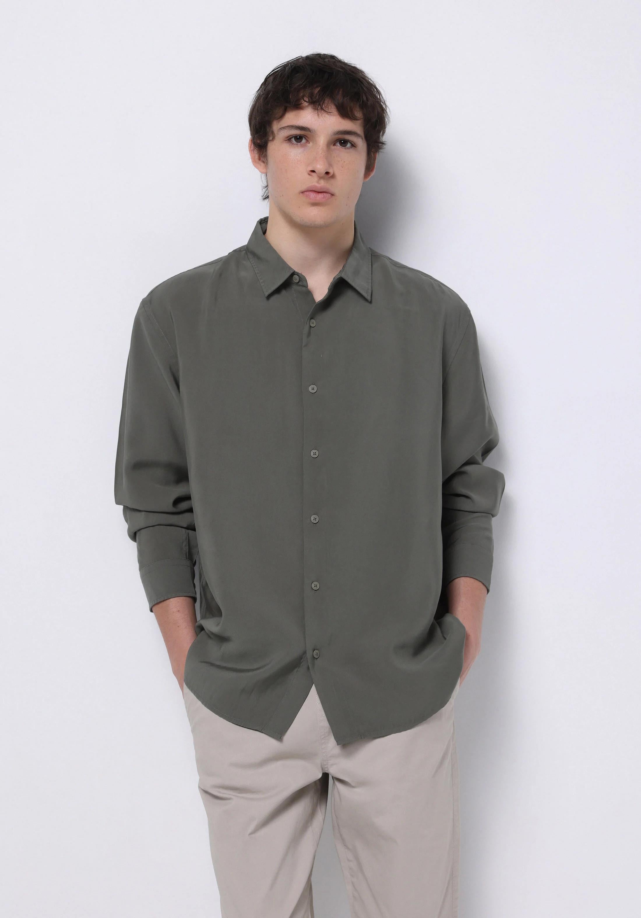 DOKUMA ÜST ERKEK UZUN KOL GÖMLEK Comfort Fit