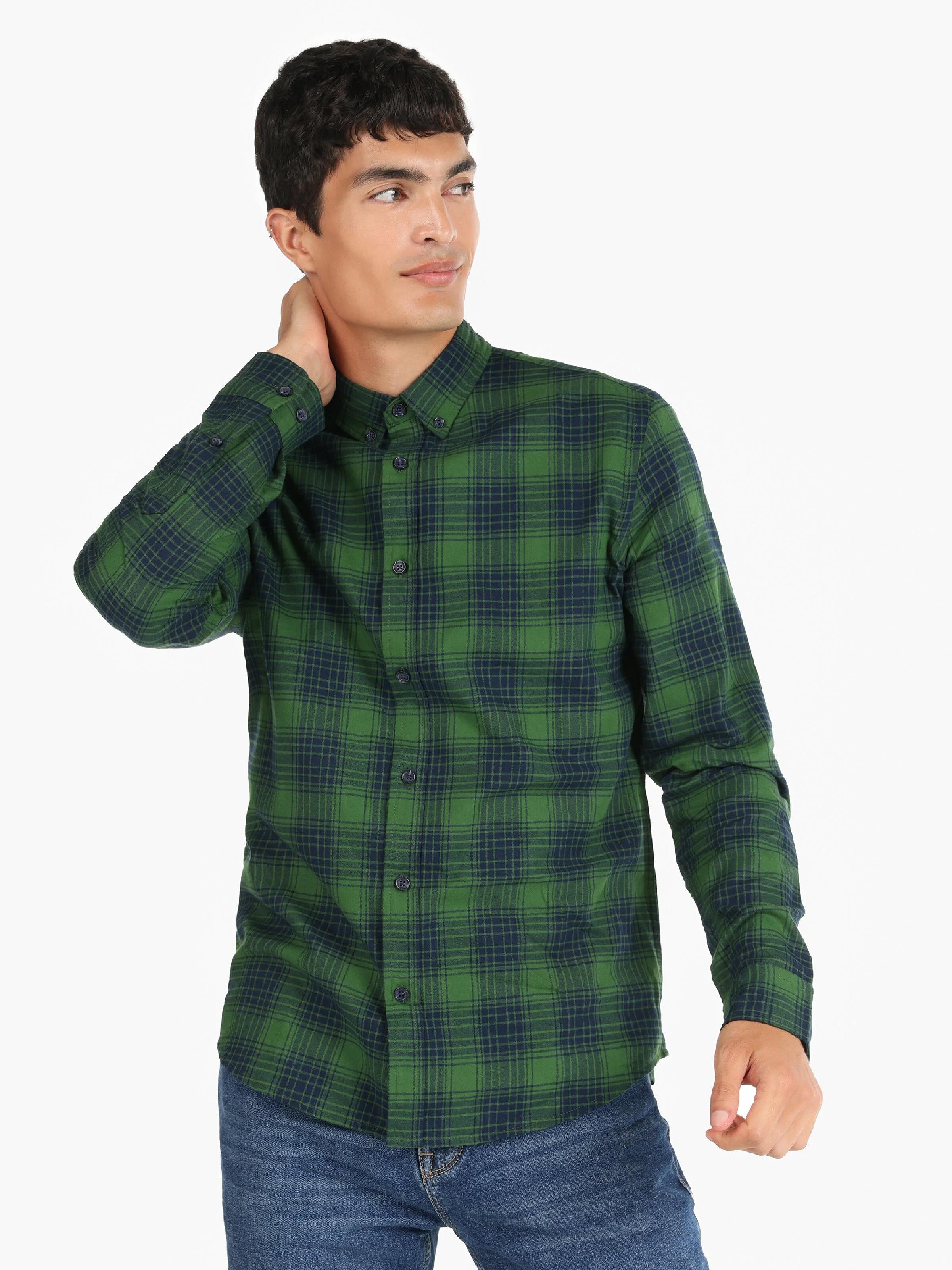 DOKUMA ÜST ERKEK UZUN KOL GÖMLEK Slim Fit