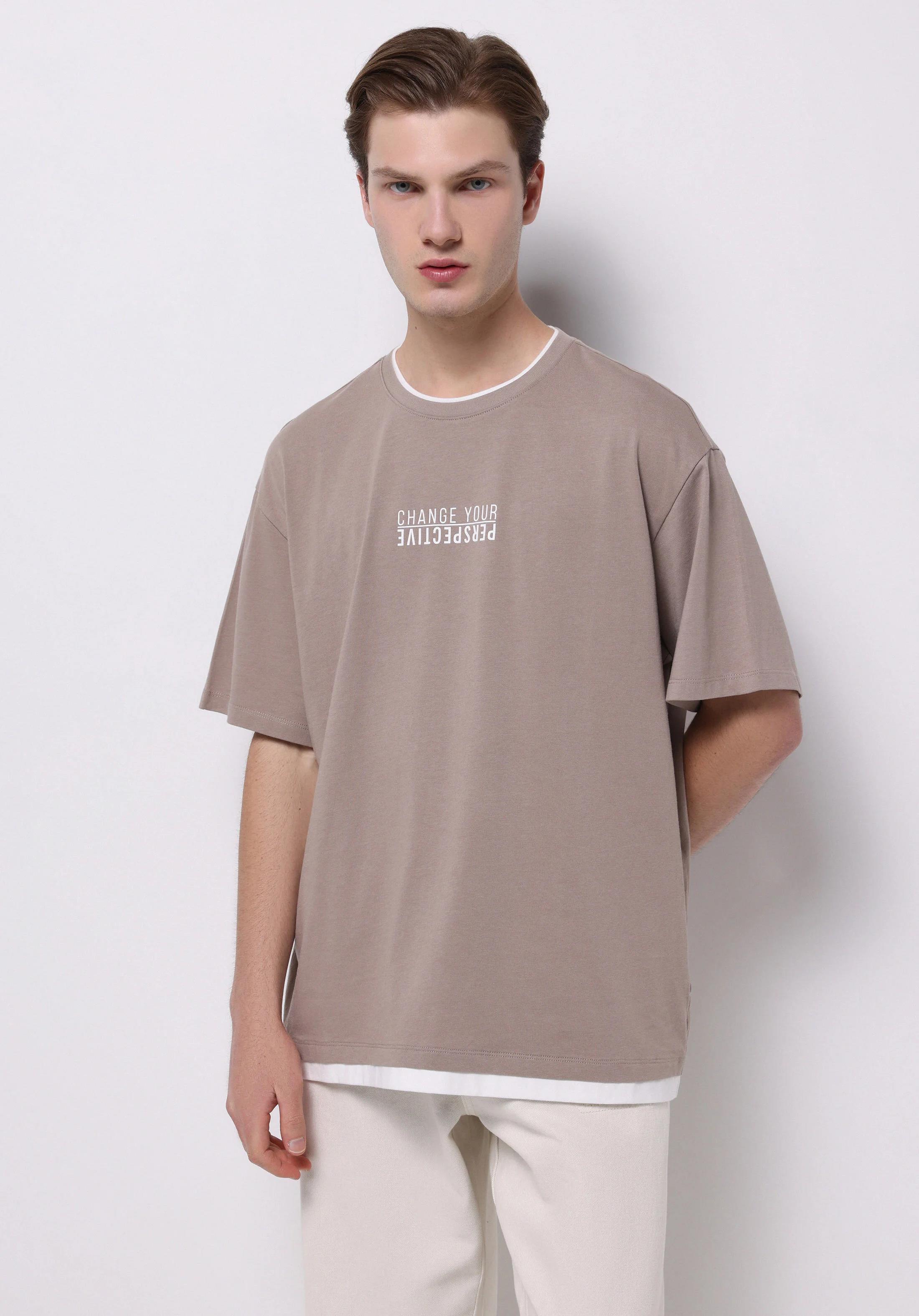 ÖRME ERKEK KISA KOL T-SHIRT Oversize Fit