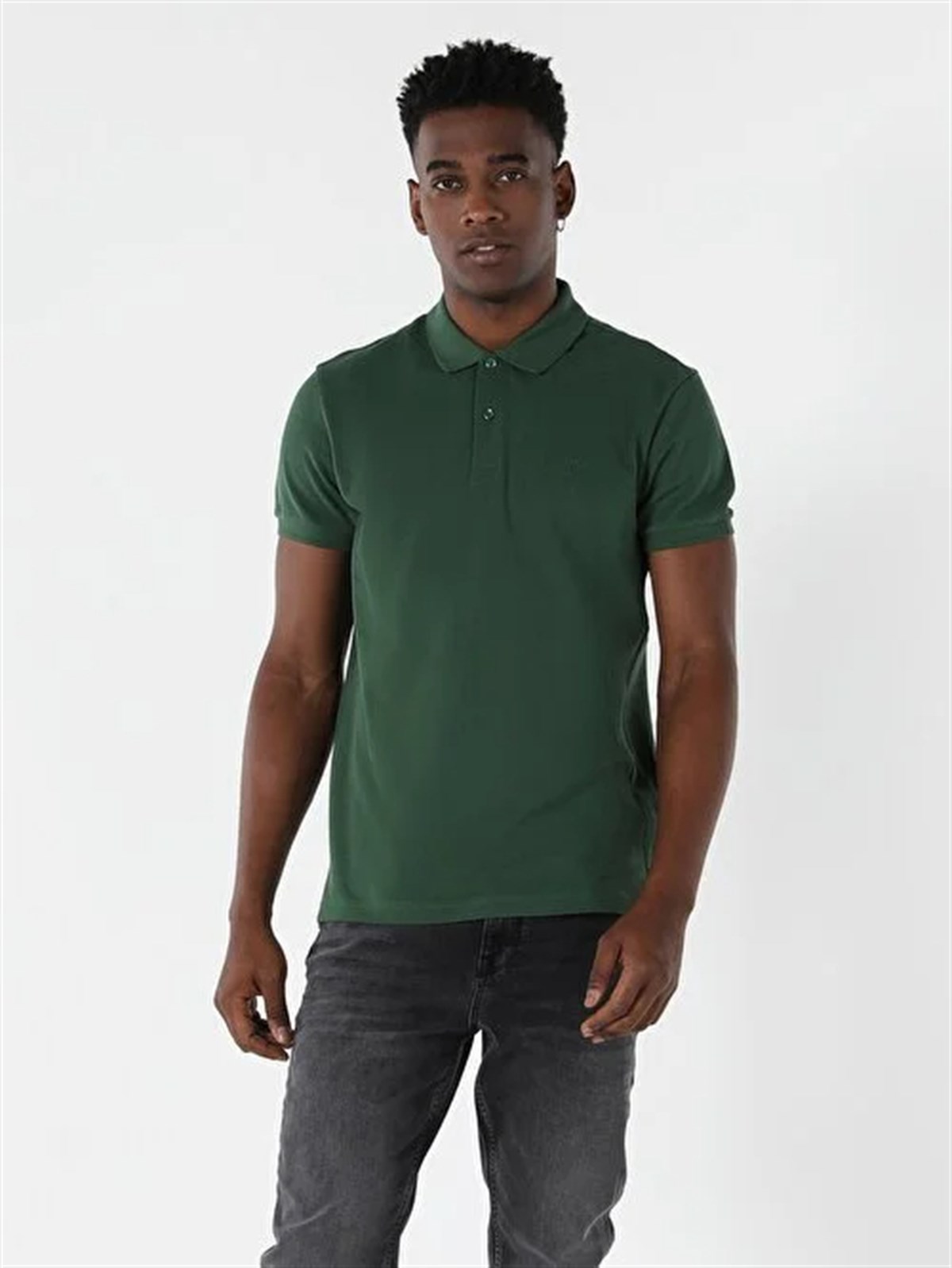 ÖRME ERKEK POLO YAKA KISA KOL T-SHIRT Classic Fit