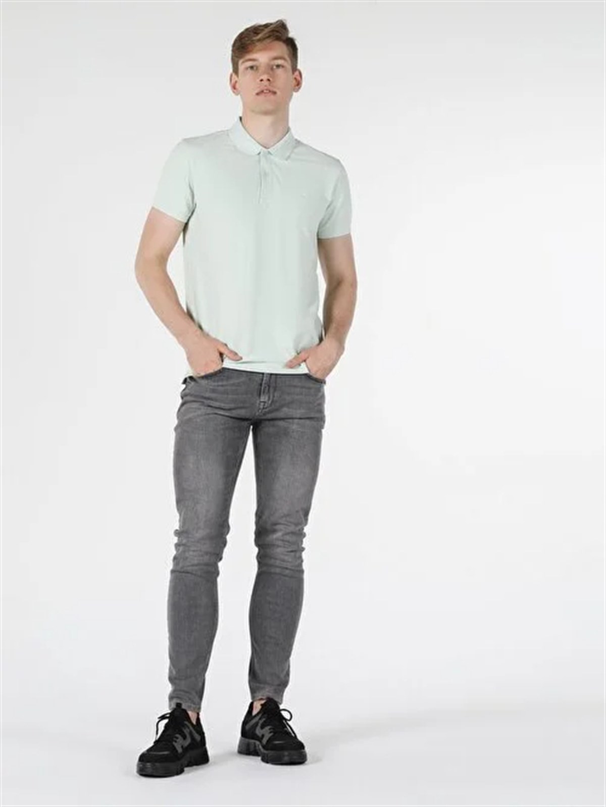 ÖRME ERKEK POLO YAKA KISA KOL T-SHIRT Classic Fit