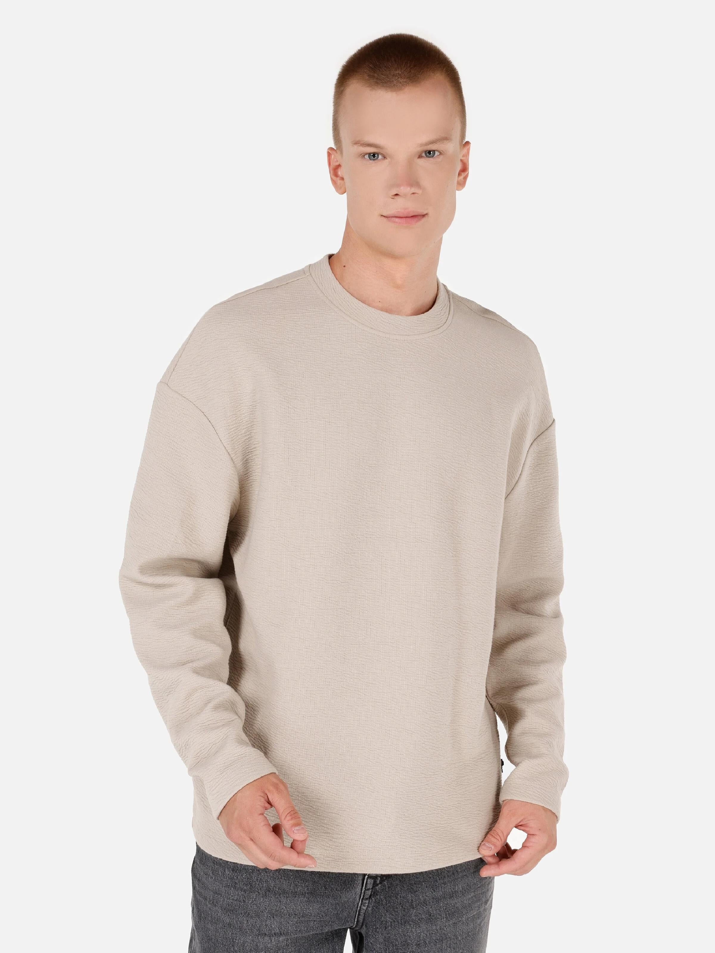 ÖRME ERKEK UZUN KOL T-SHIRT Comfort Fit