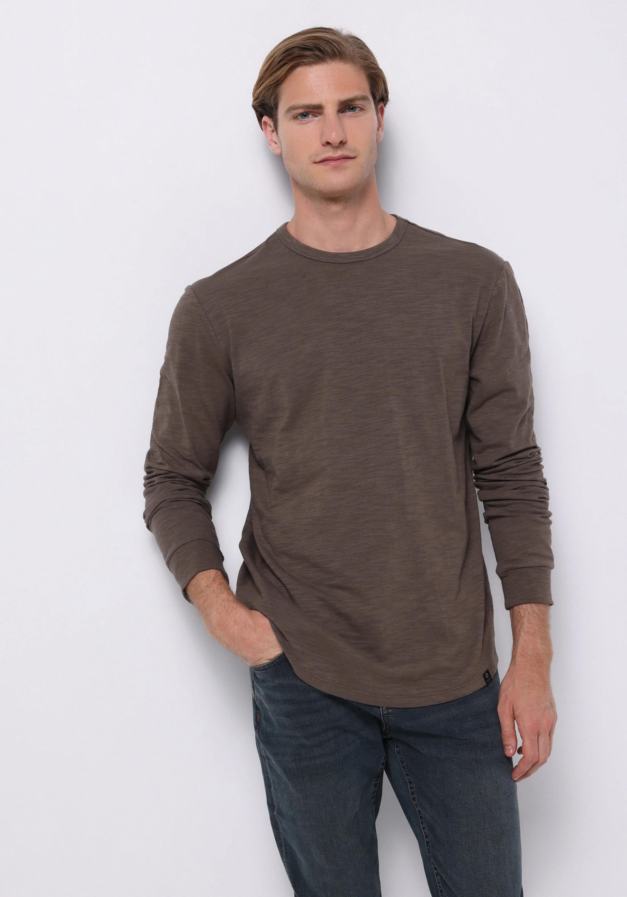 ÖRME ERKEK UZUN KOL T-SHIRT Regular Fit