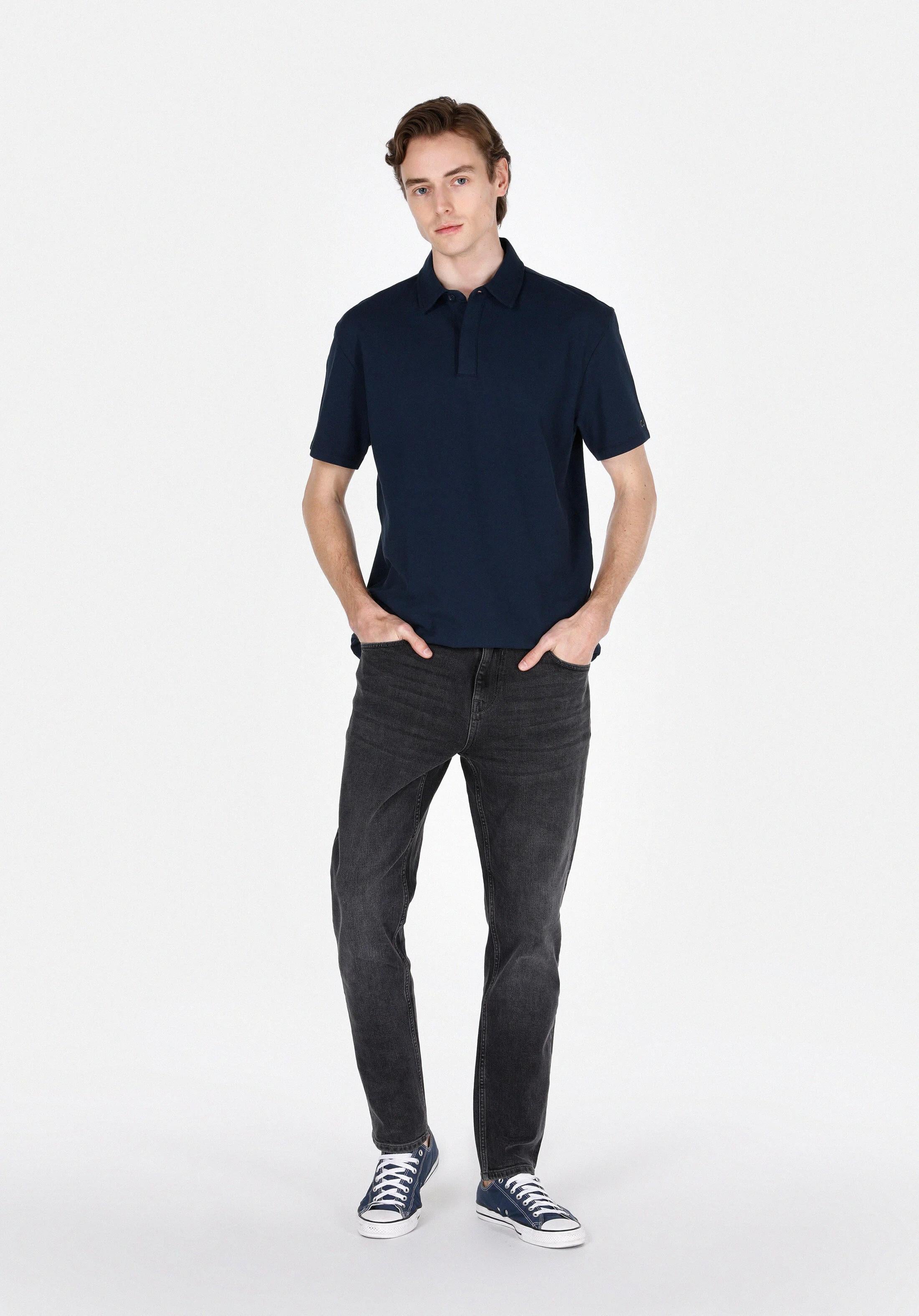 ÖRME ERKEK YAKALI KISA KOL T-SHIRT Comfort Fit