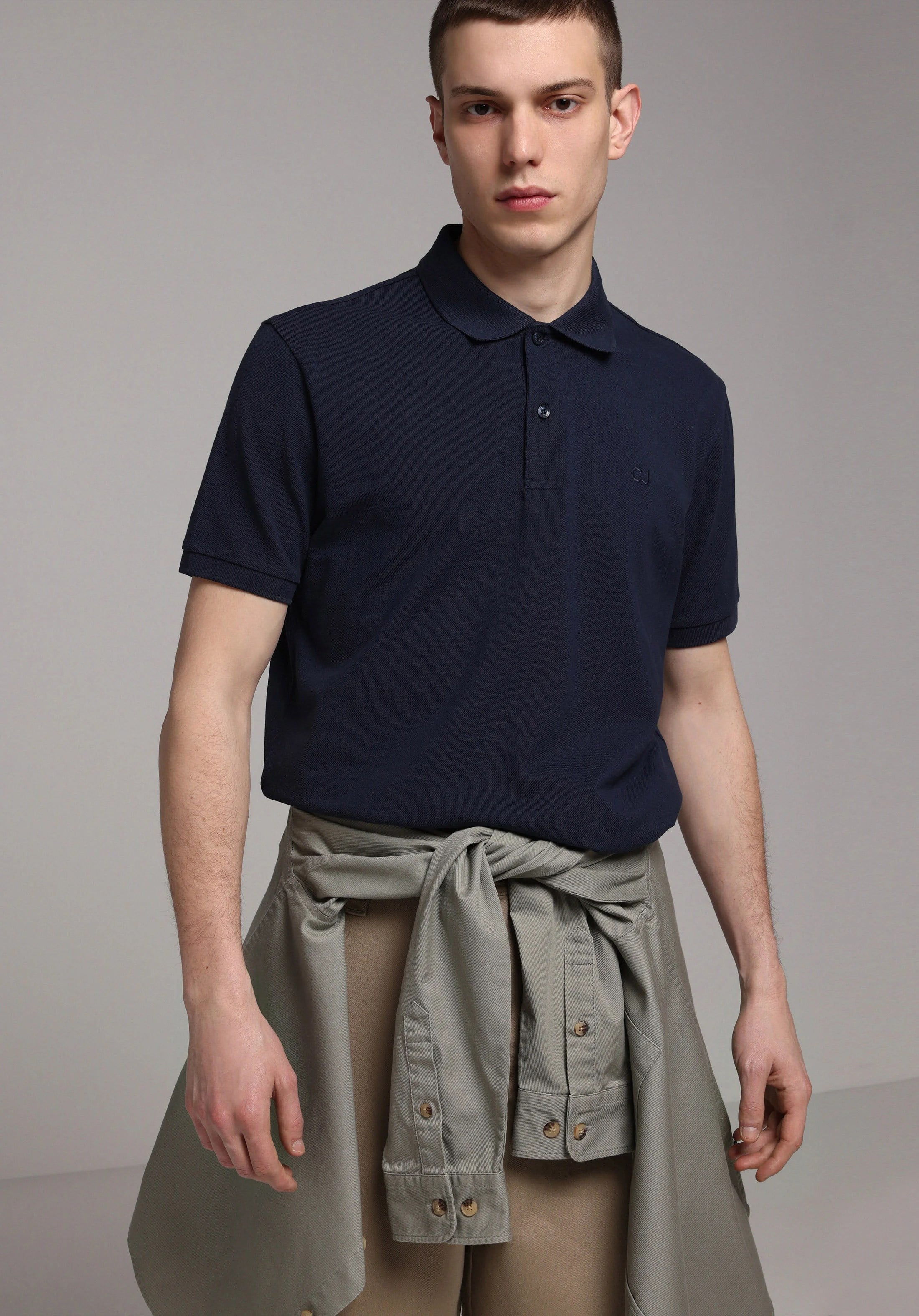 ÖRME ERKEK YAKALI KISA KOL T-SHIRT Regular Fit