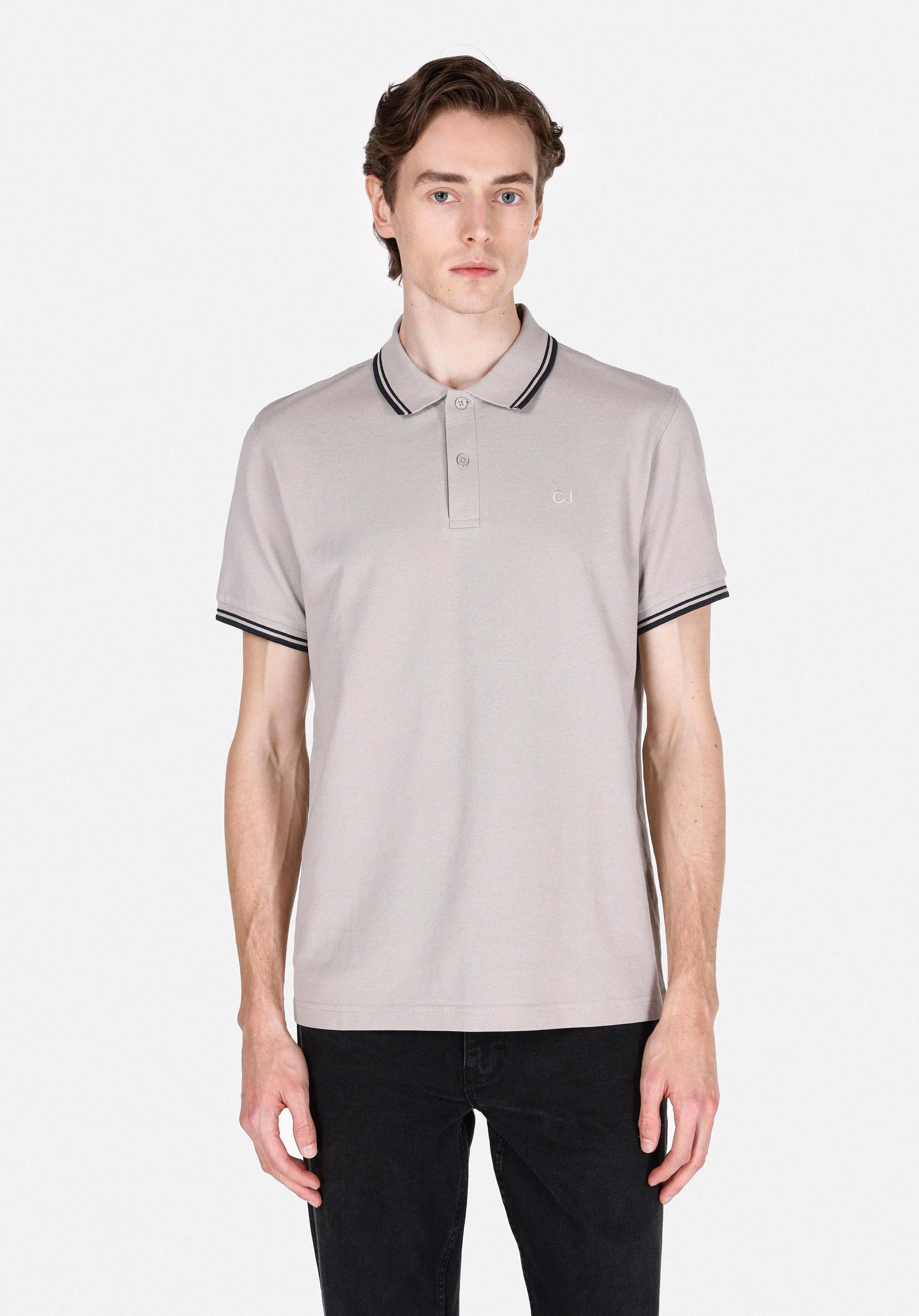 ÖRME ERKEK YAKALI KISA KOL T-SHIRT Regular Fit