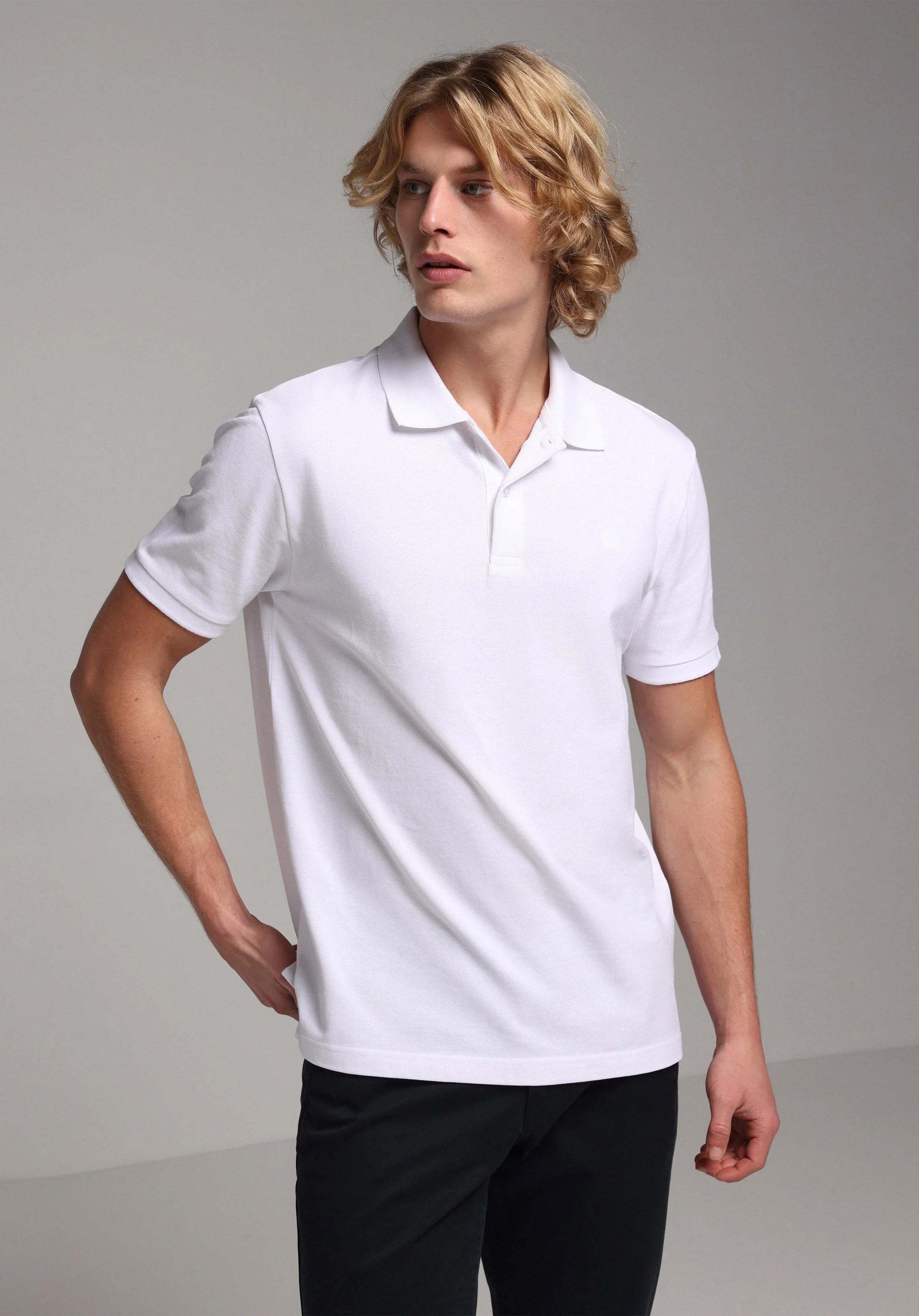 ÖRME ERKEK YAKALI KISA KOL T-SHIRT Regular Fit