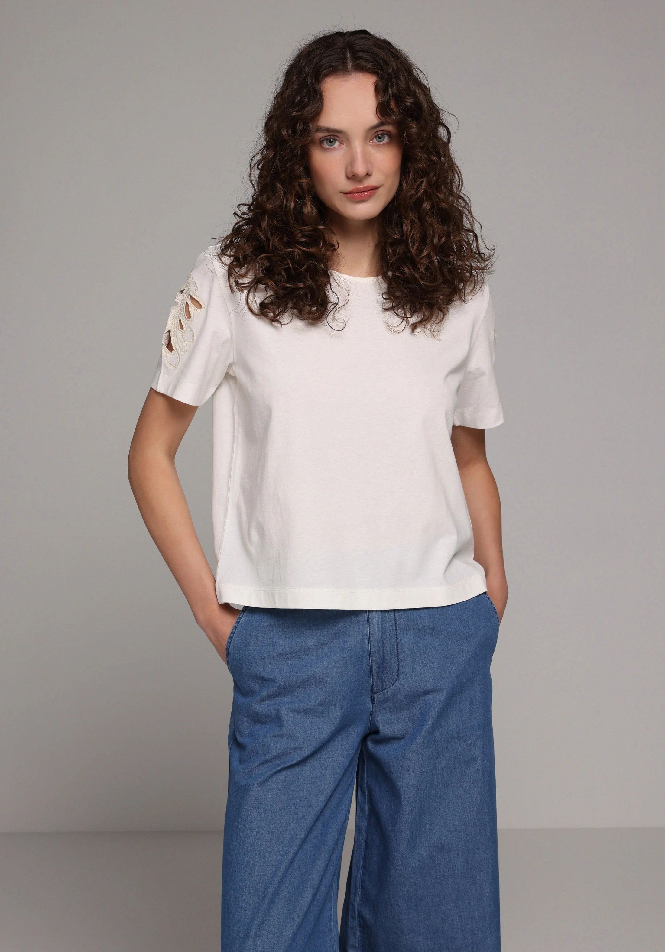 ÖRME KADIN KISA KOL BLUZ Regular Fit