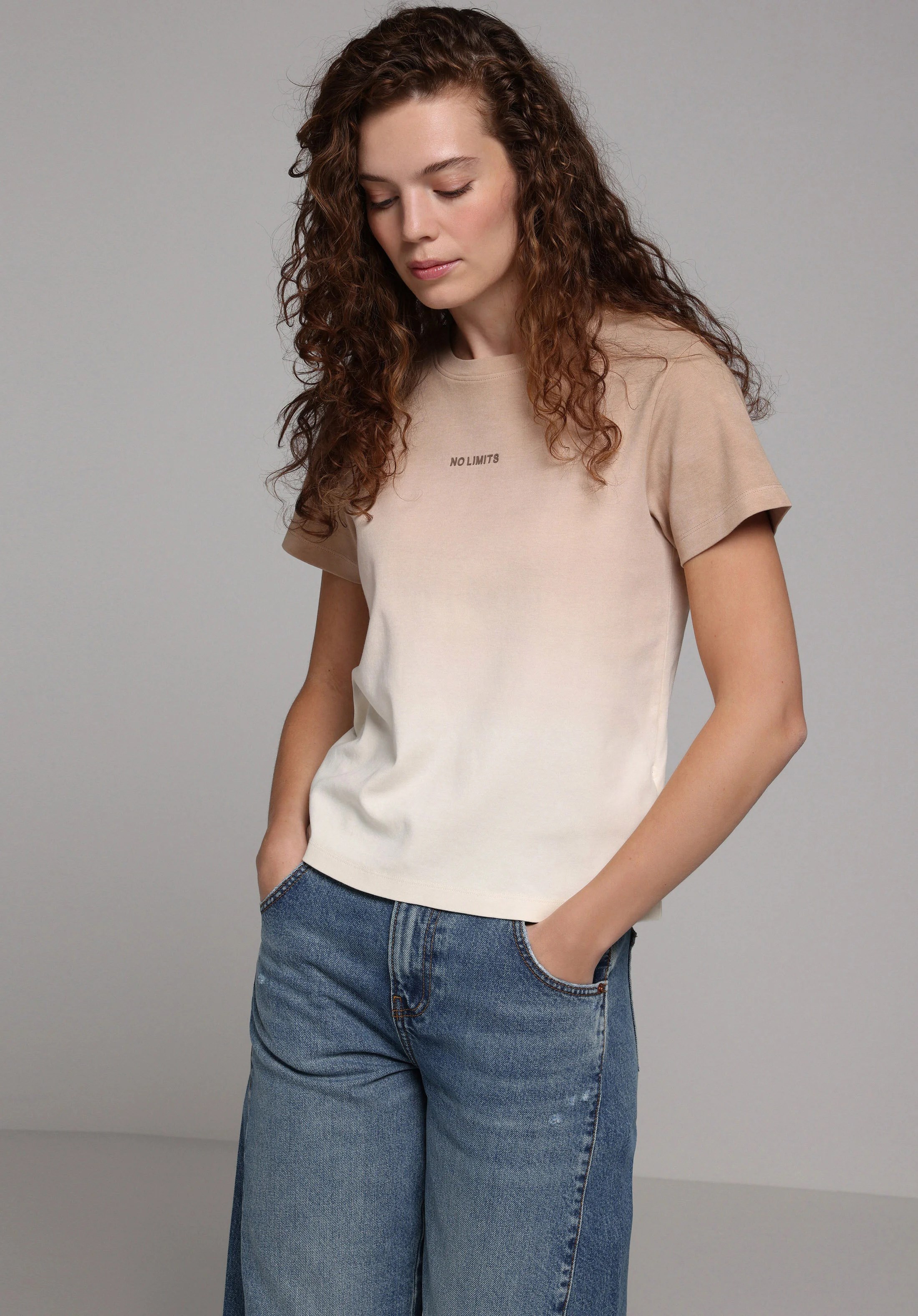 ÖRME KADIN KISA KOL T-SHIRT Regular Fit