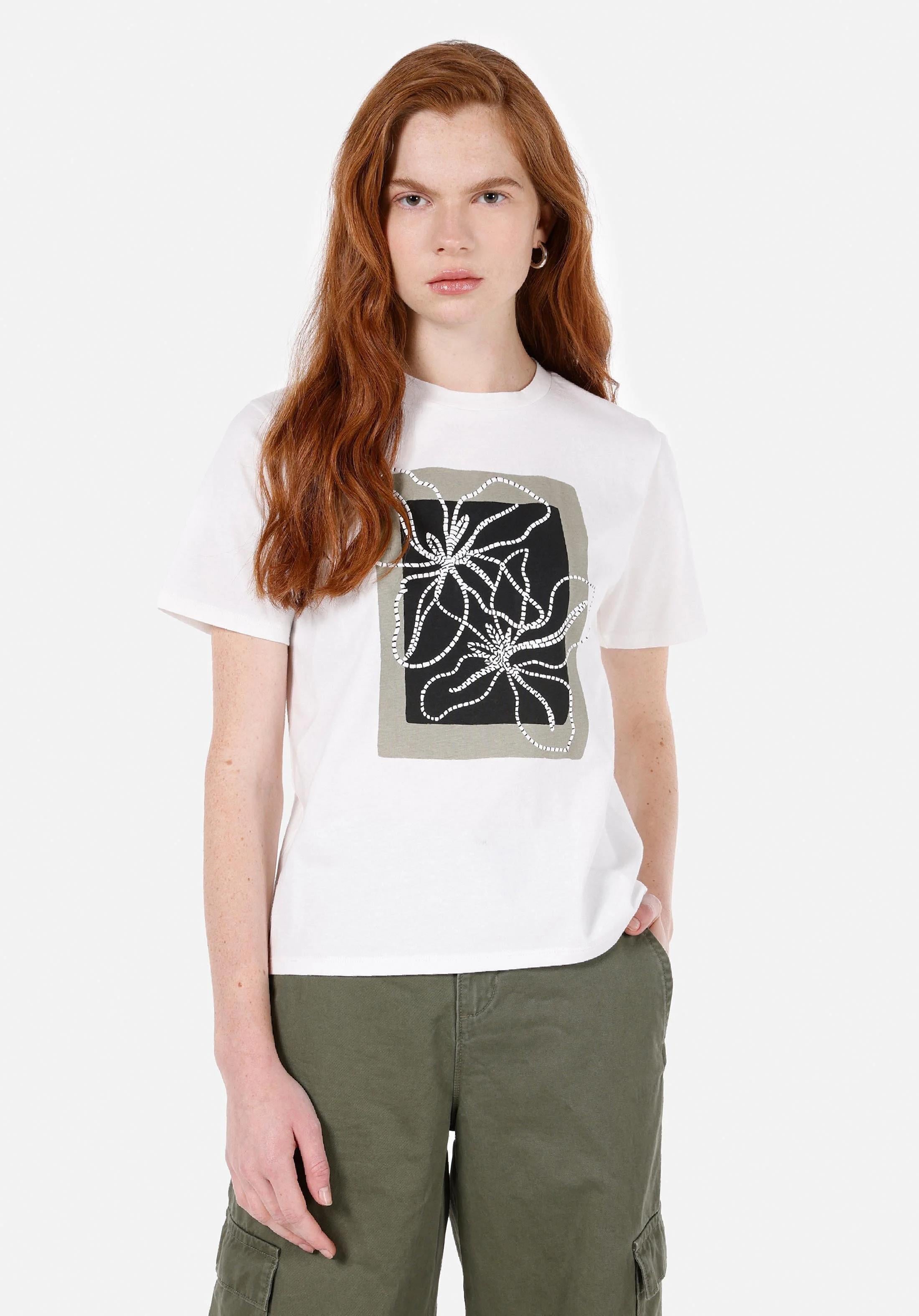 ÖRME KADIN KISA KOL T-SHIRT Regular Fit