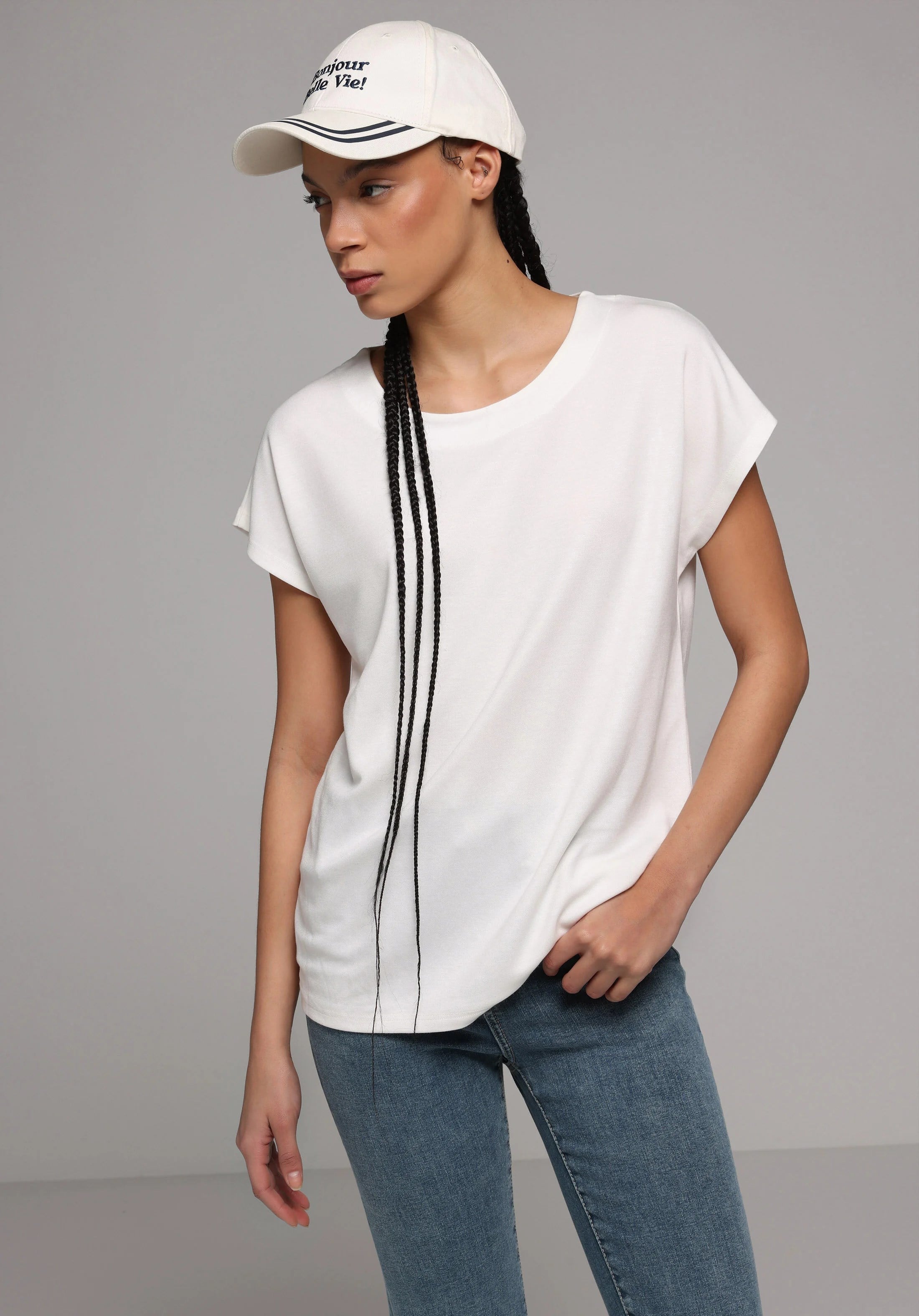 ÖRME KADIN KISA KOL T-SHIRT Regular Fit