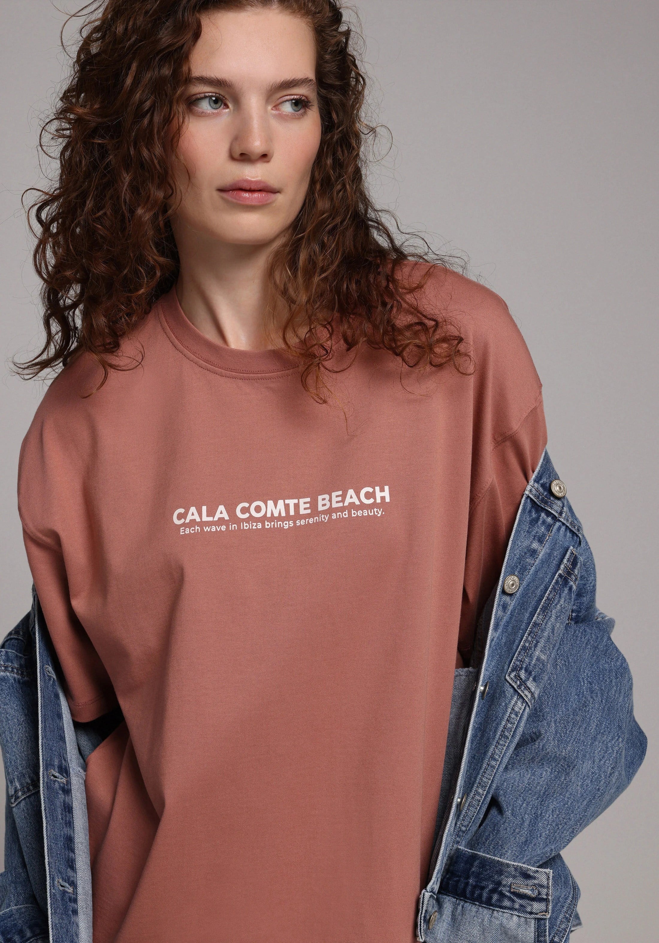 ÖRME KADIN KISA KOL T-SHIRT Relax Fit