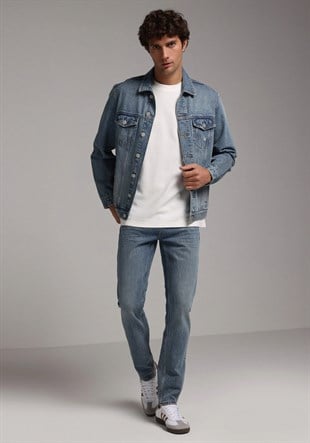 DENIM ERKEK JEAN PANTOLON 044 KARL Straight Fit