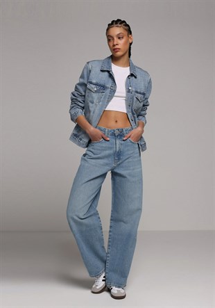 DENIM KADIN JEAN PANTOLON 858 LENORA Baggy Fit