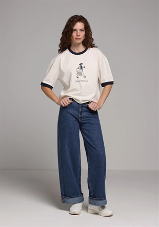 DENIM KADIN JEAN PANTOLON 978 EDNA Loose Fit