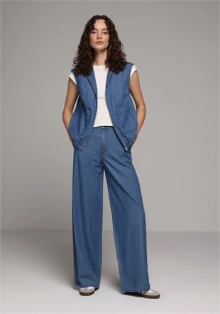 DENIM KADIN JEAN PANTOLON 978 EDNA Loose Fit