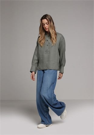 DENIM KADIN JEAN PANTOLON 978 EDNA Loose Fit