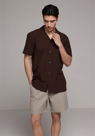 DOKUMA ALT ERKEK ŞORT Relaxed fit