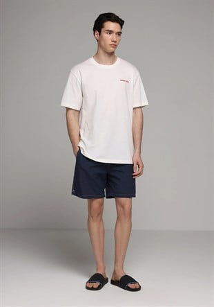 DOKUMA ALT ERKEK YÜZME ŞORT Slim Fit