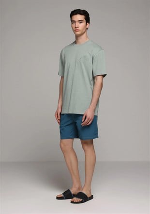 DOKUMA ALT ERKEK YÜZME ŞORT Slim Fit